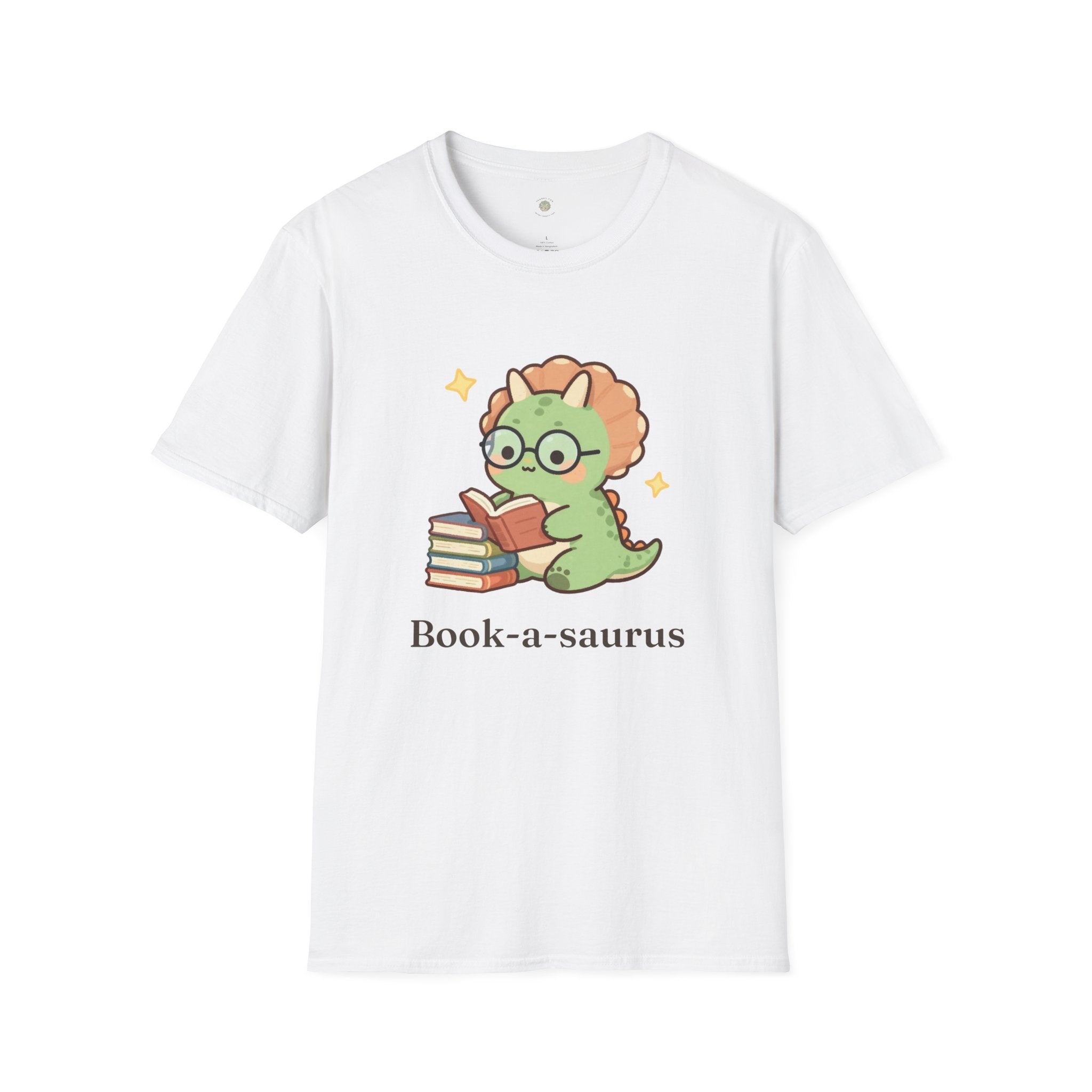 Book-a-saurus T-Shirt — Cute Reading Dinosaur Book Lover Graphic Tee