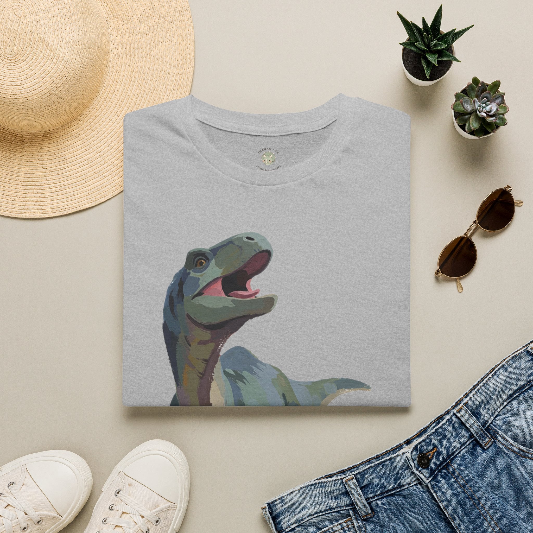 Prehysterical T-Shirt — Funny Laughing Dinosaur Pun Graphic Tee