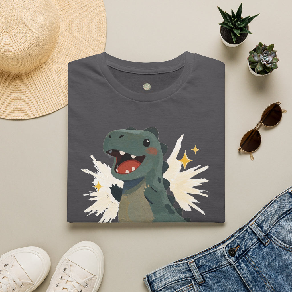 Dino-Mite T-Shirt — Cute Cheerful Dinosaur Pun Graphic Tee