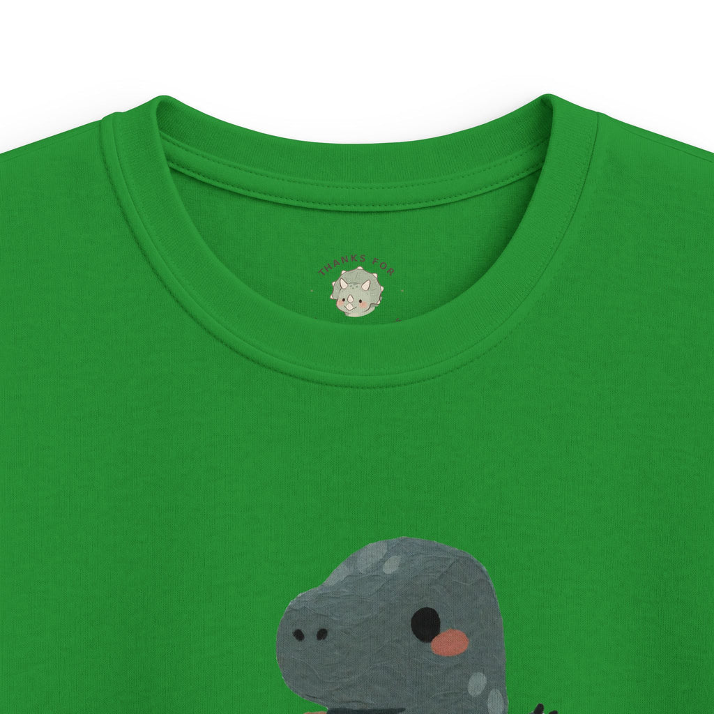 Kids Rawrkward T-Shirt — Funny Awkward Shy Dinosaur Graphic Tee