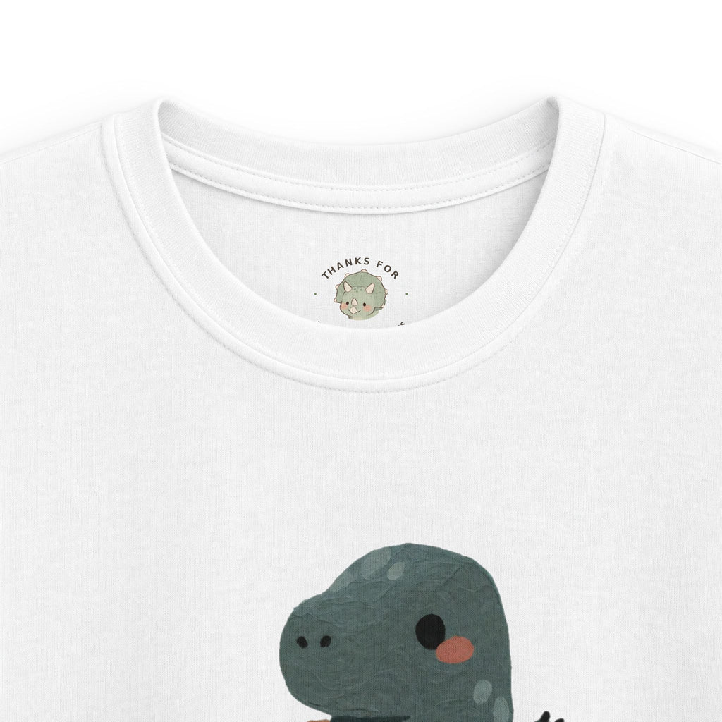 Kids Rawrkward T-Shirt — Funny Awkward Shy Dinosaur Graphic Tee