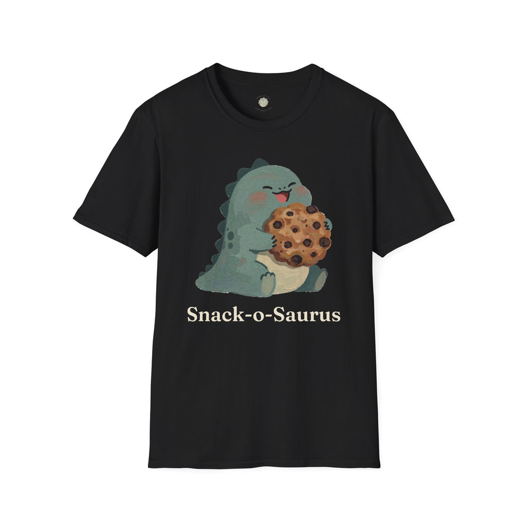 Snack-o-Saurus T-Shirt — Cute Cookie Dinosaur Snack Graphic Tee