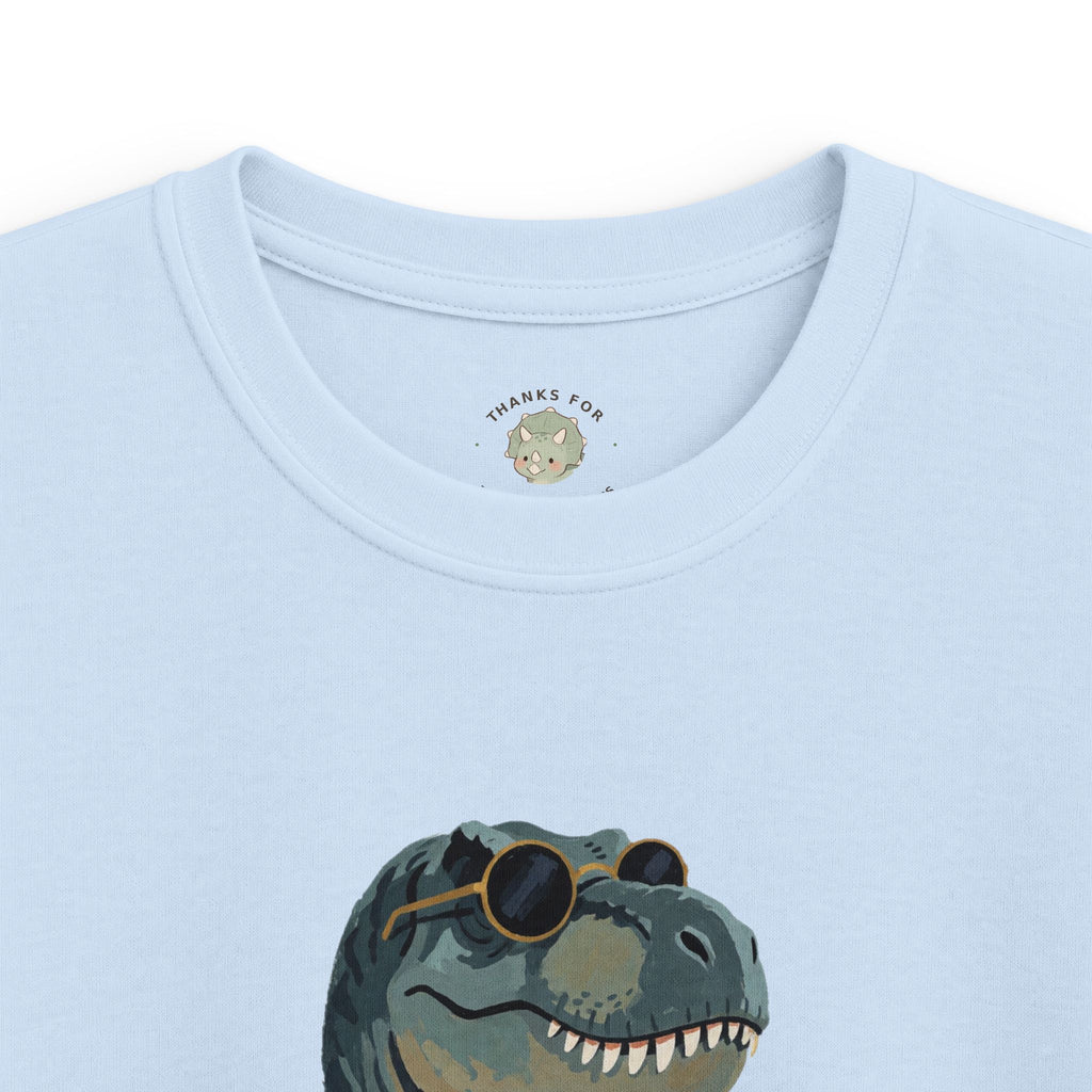 Kids Big Dino Energy T-Shirt — Funny Confident Cool Dinosaur Graphic Tee