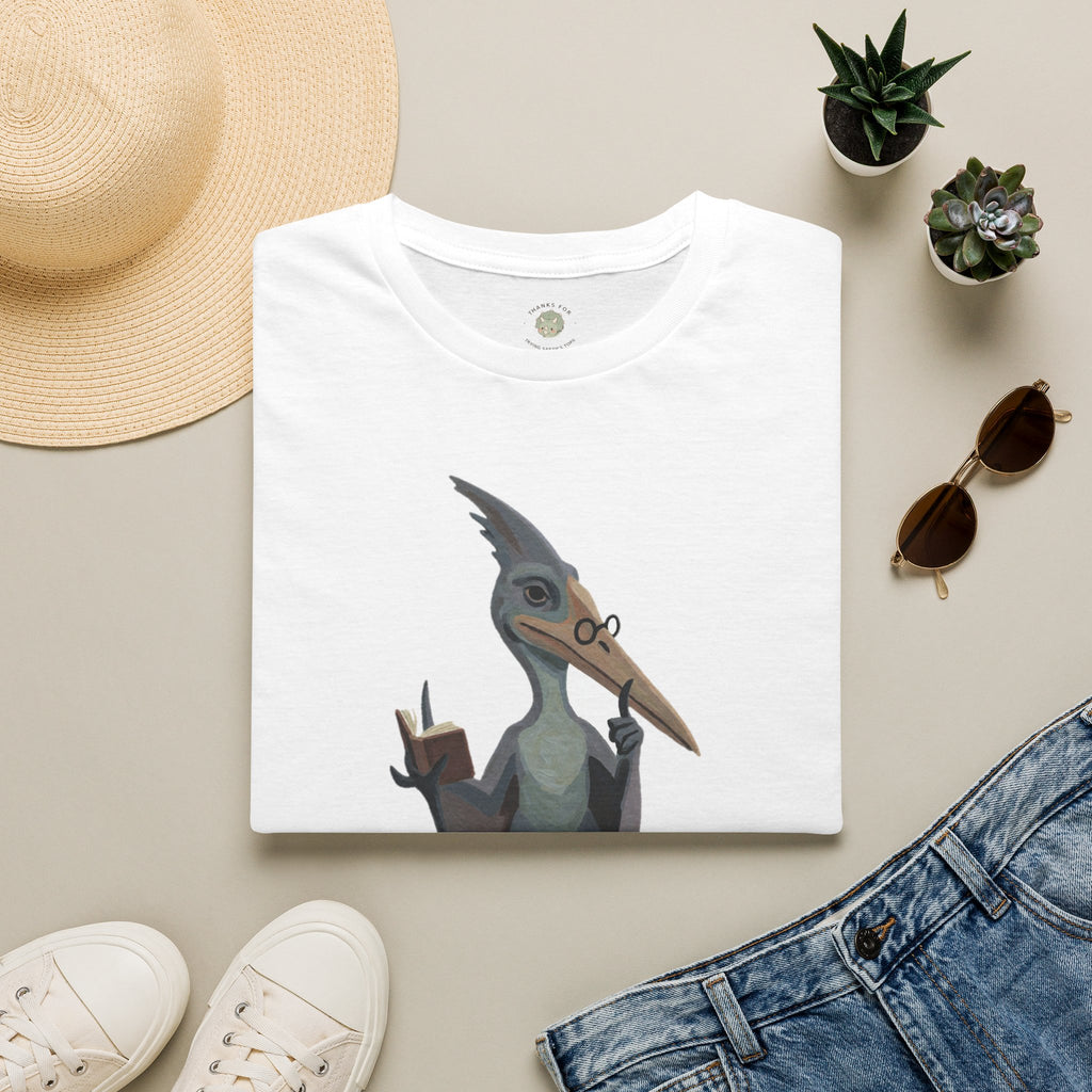 The Silent P T-Shirt — Funny Pterodactyl Grammar Pun Graphic Tee