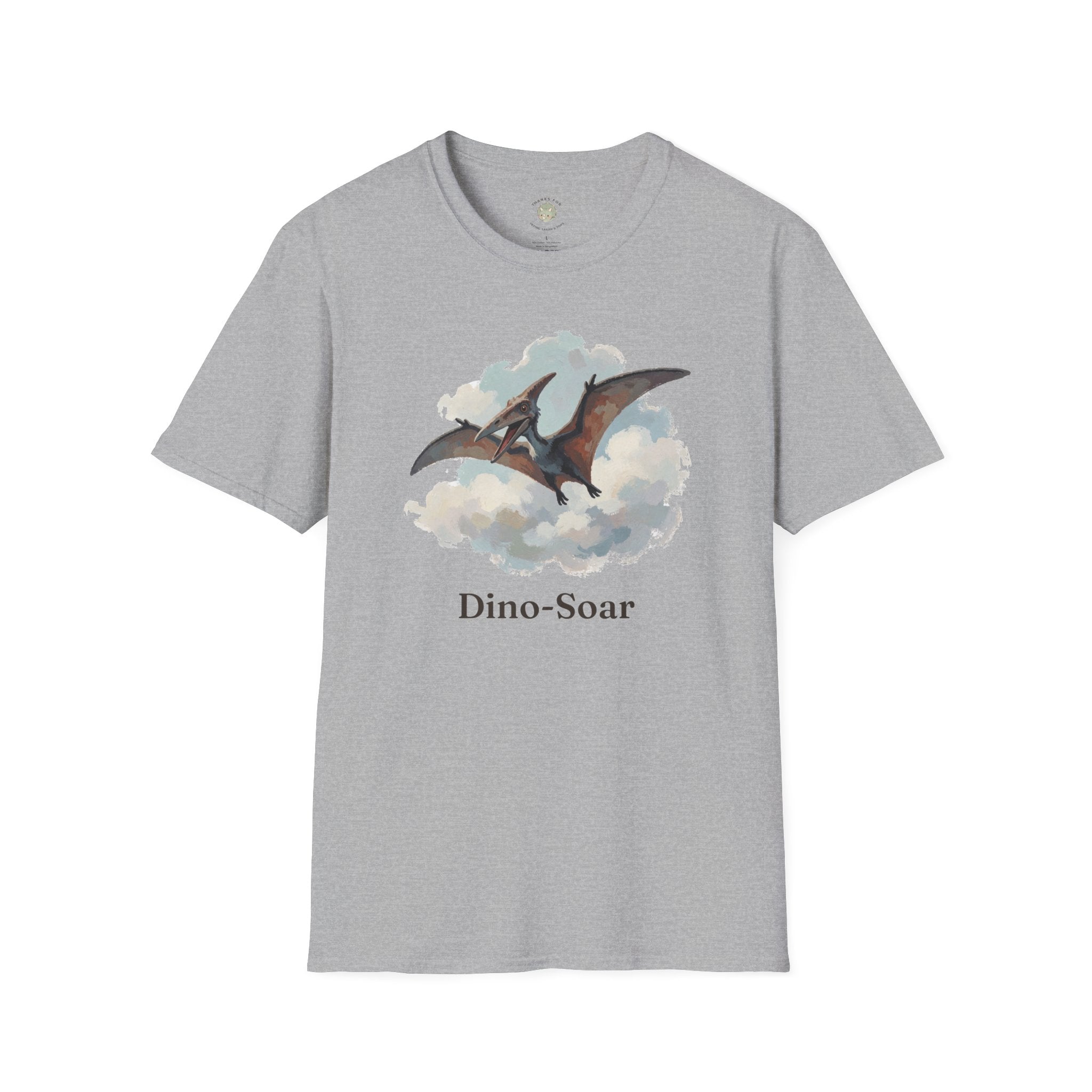 Dino-Soar T-Shirt — Cute Flying Pterodactyl Pun Graphic Tee