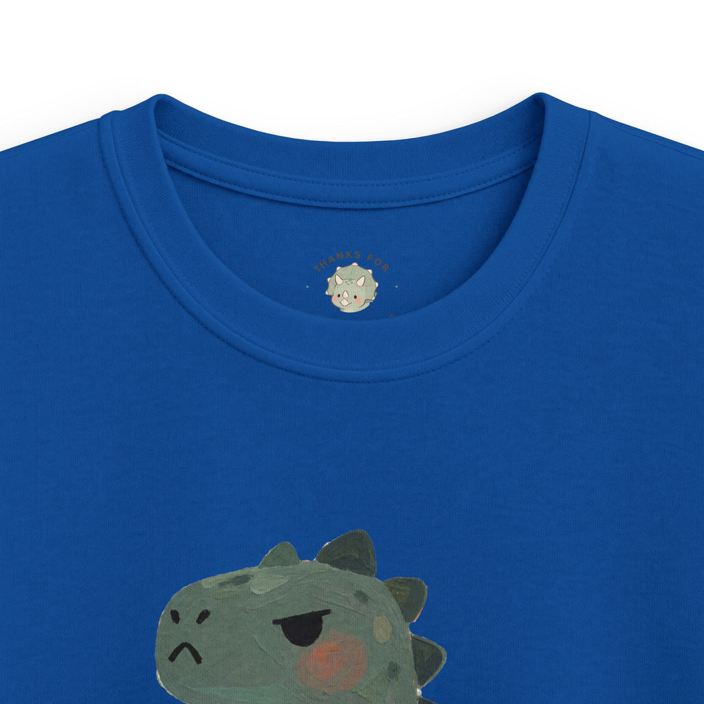 Kids Hangry-Saurus T-Shirt — Funny Hungry Grumpy Dinosaur Graphic Tee