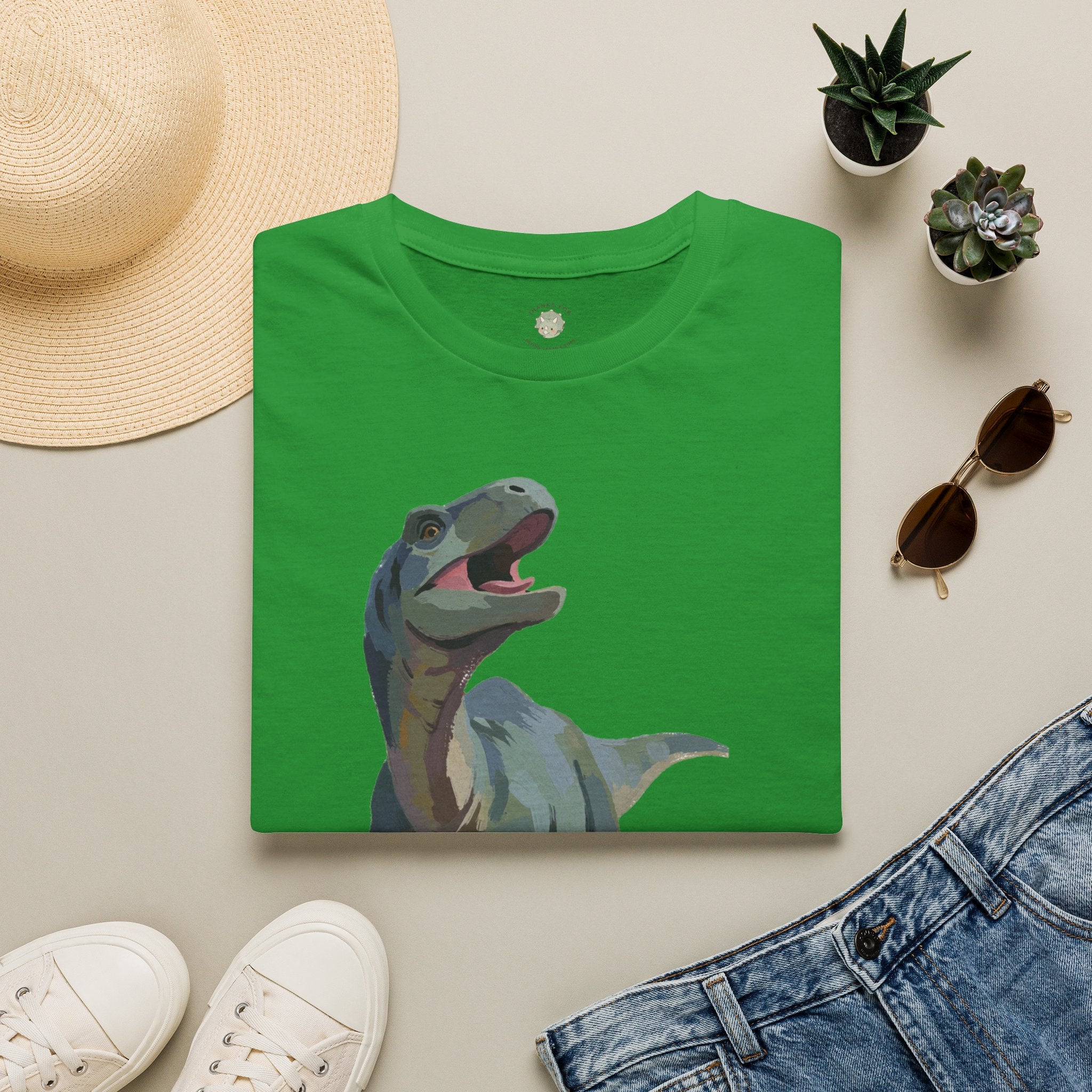 Prehysterical T-Shirt — Funny Laughing Dinosaur Pun Graphic Tee