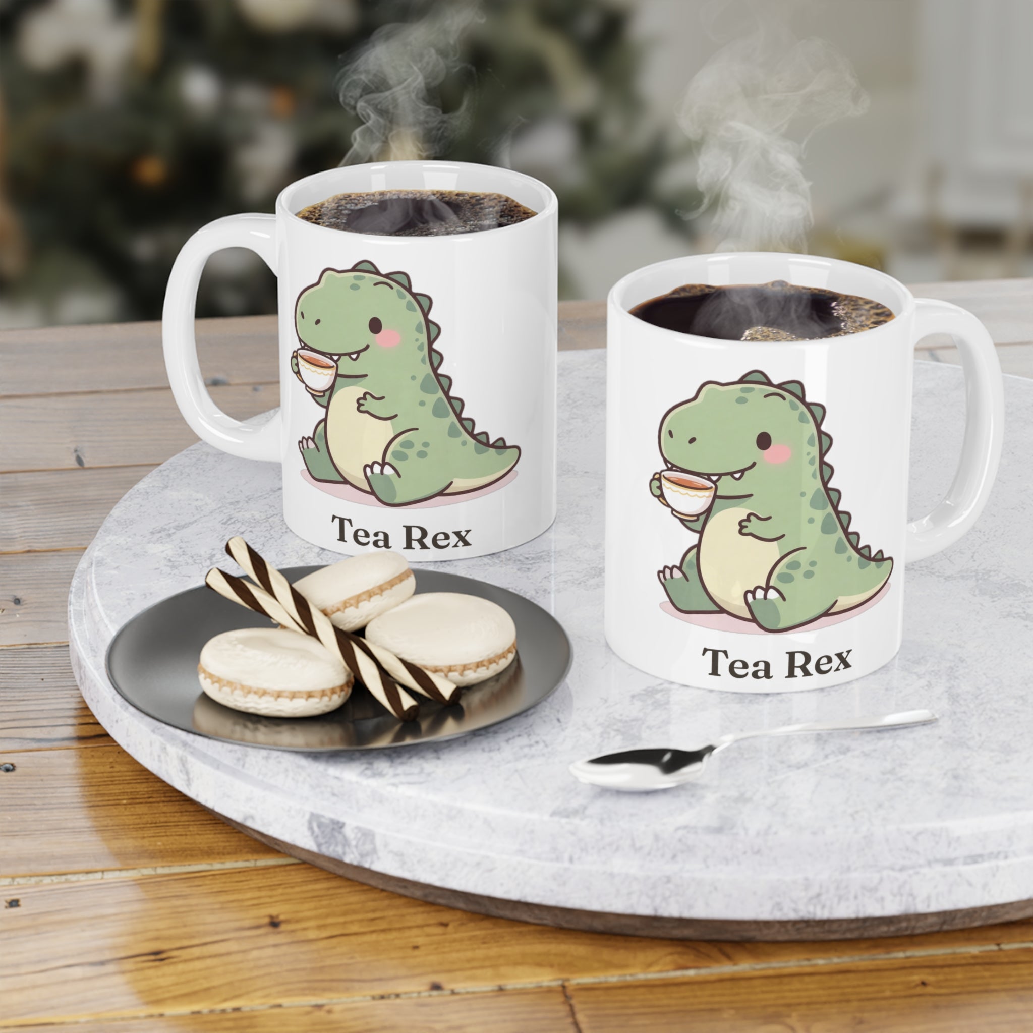 Tea Rex Mug — Cute Dinosaur Tea Lover Ceramic Mug
