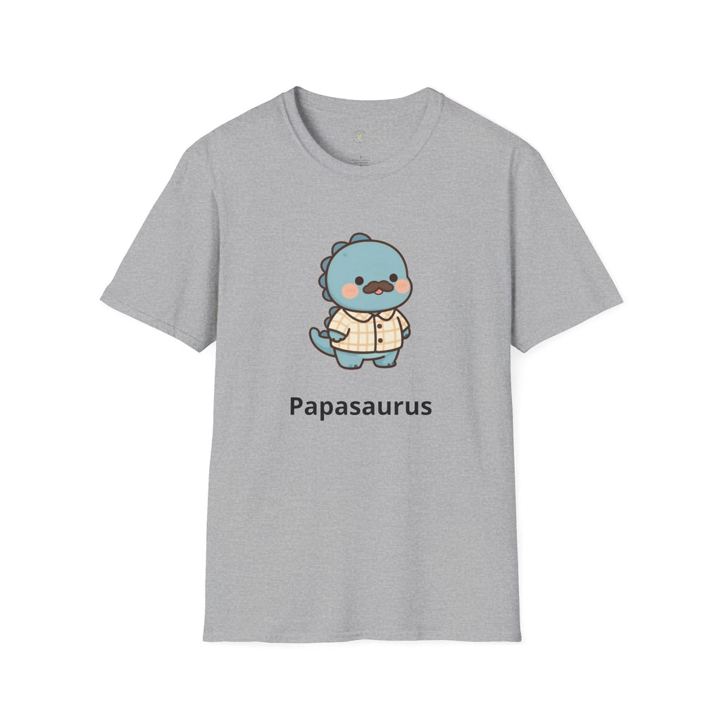 Personalized Papa Dinosaur T-Shirt — Custom Name Dad Tee