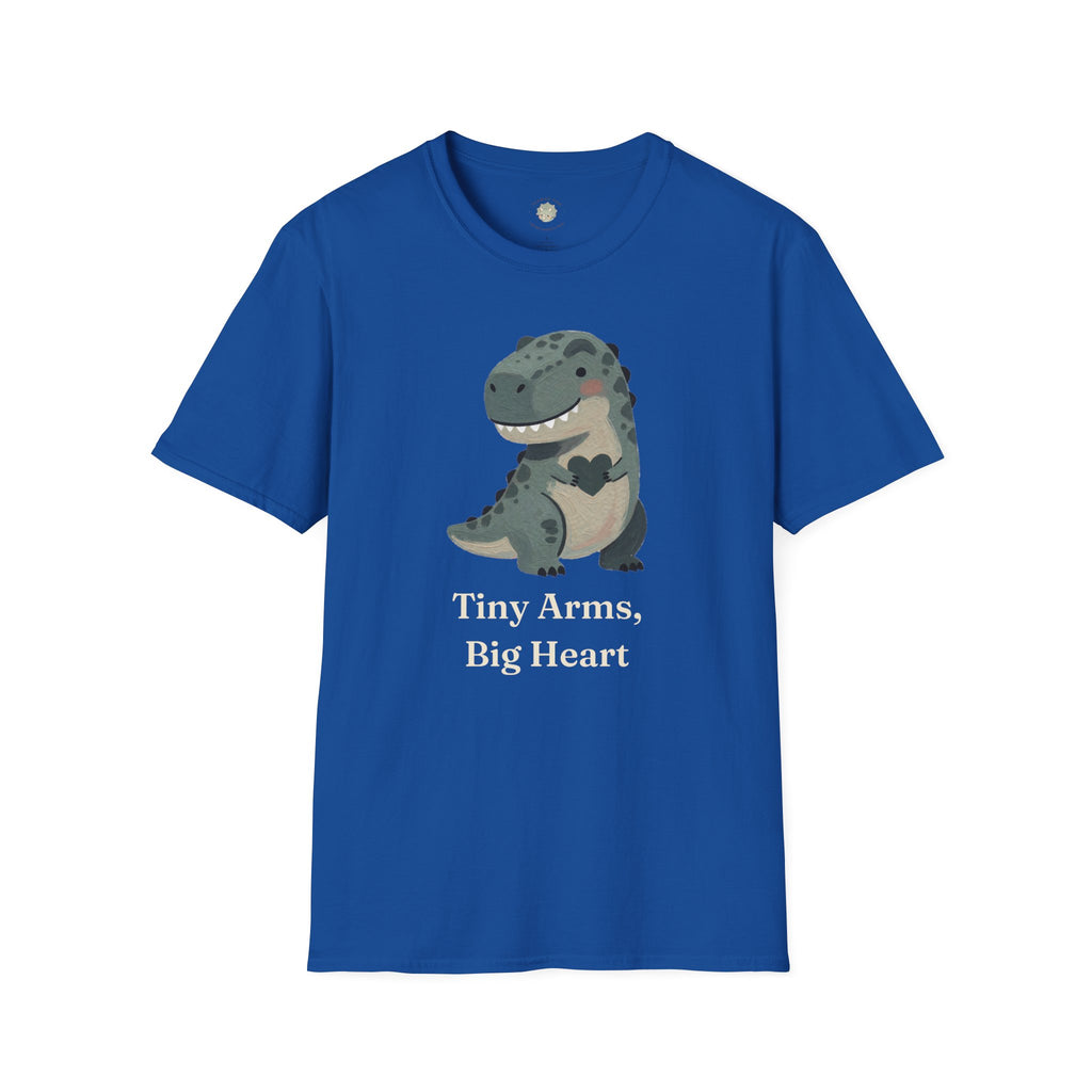 Tiny Arms, Big Heart T-Shirt — Cute Sweet T-Rex Love Graphic Tee