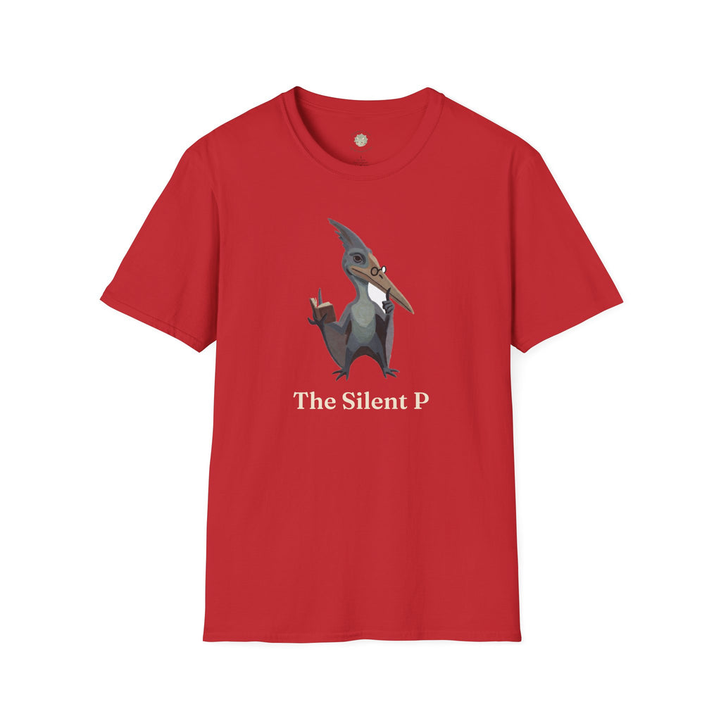The Silent P T-Shirt — Funny Pterodactyl Grammar Pun Graphic Tee