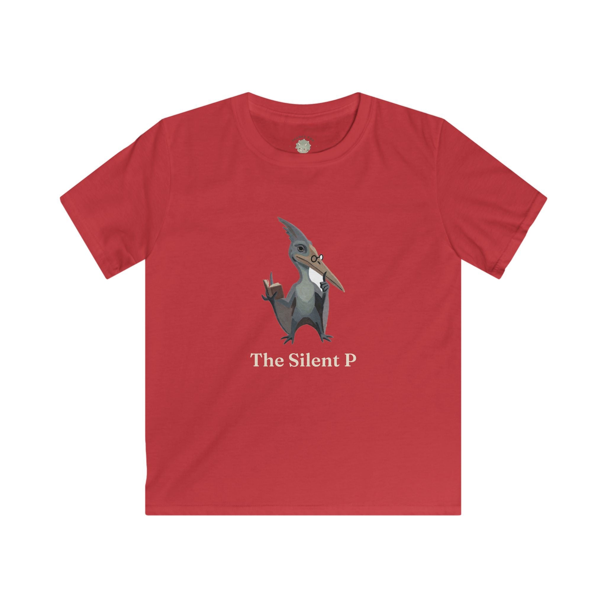 Kids The Silent P T-Shirt — Funny Pterodactyl Grammar Pun Graphic Tee