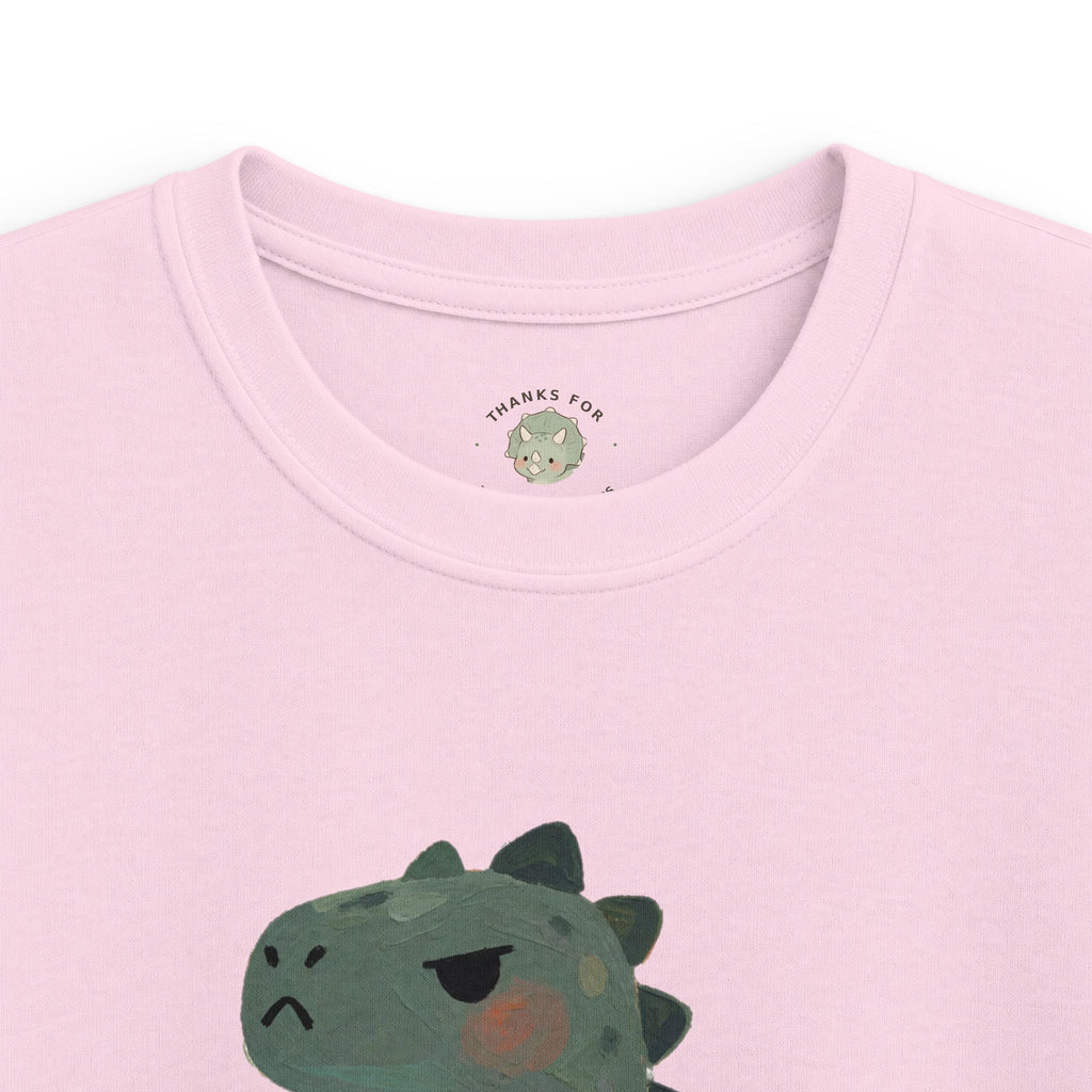 Kids Hangry-Saurus T-Shirt — Funny Hungry Grumpy Dinosaur Graphic Tee