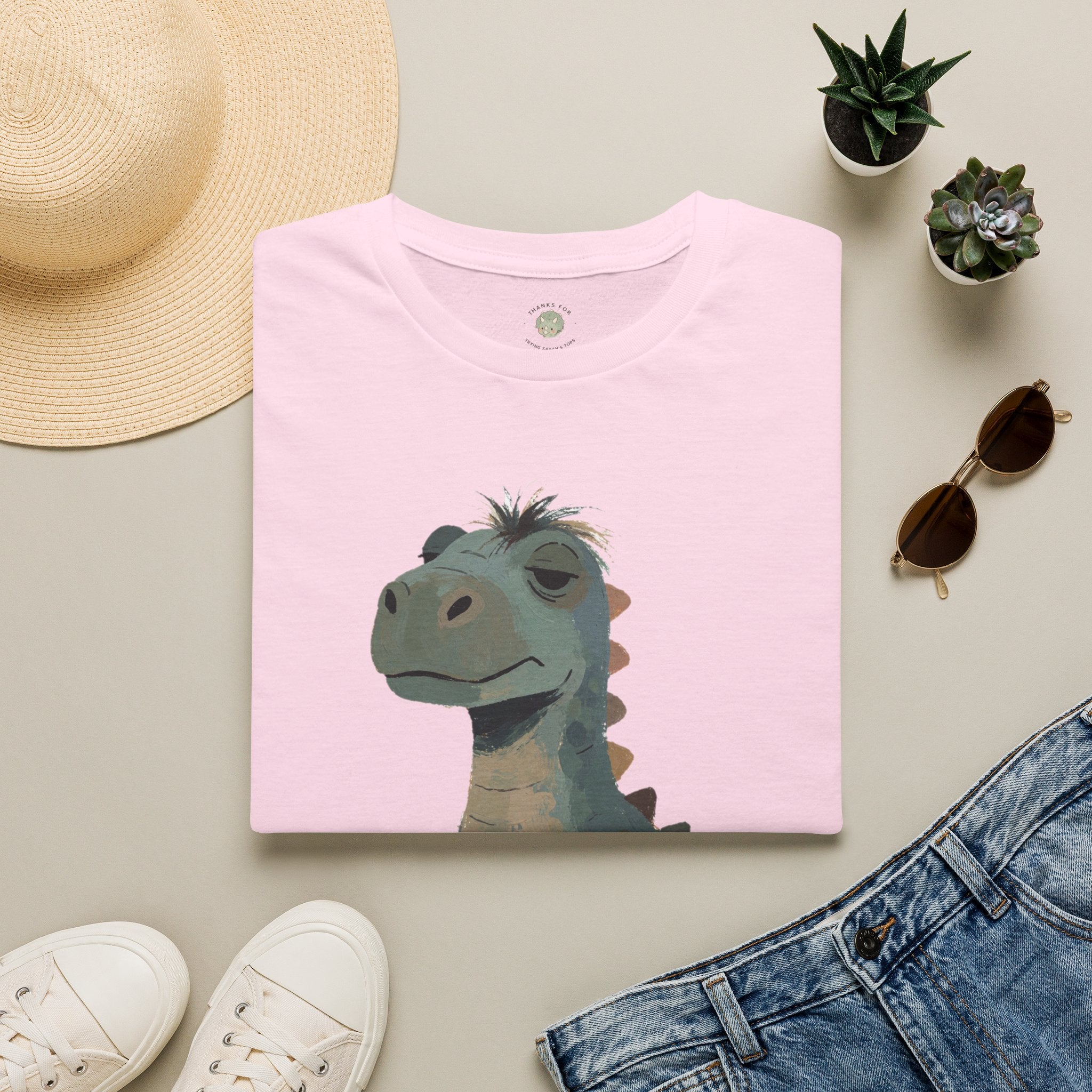 Not a Morning Dino T-Shirt — Funny Sleepy Dinosaur Graphic Tee