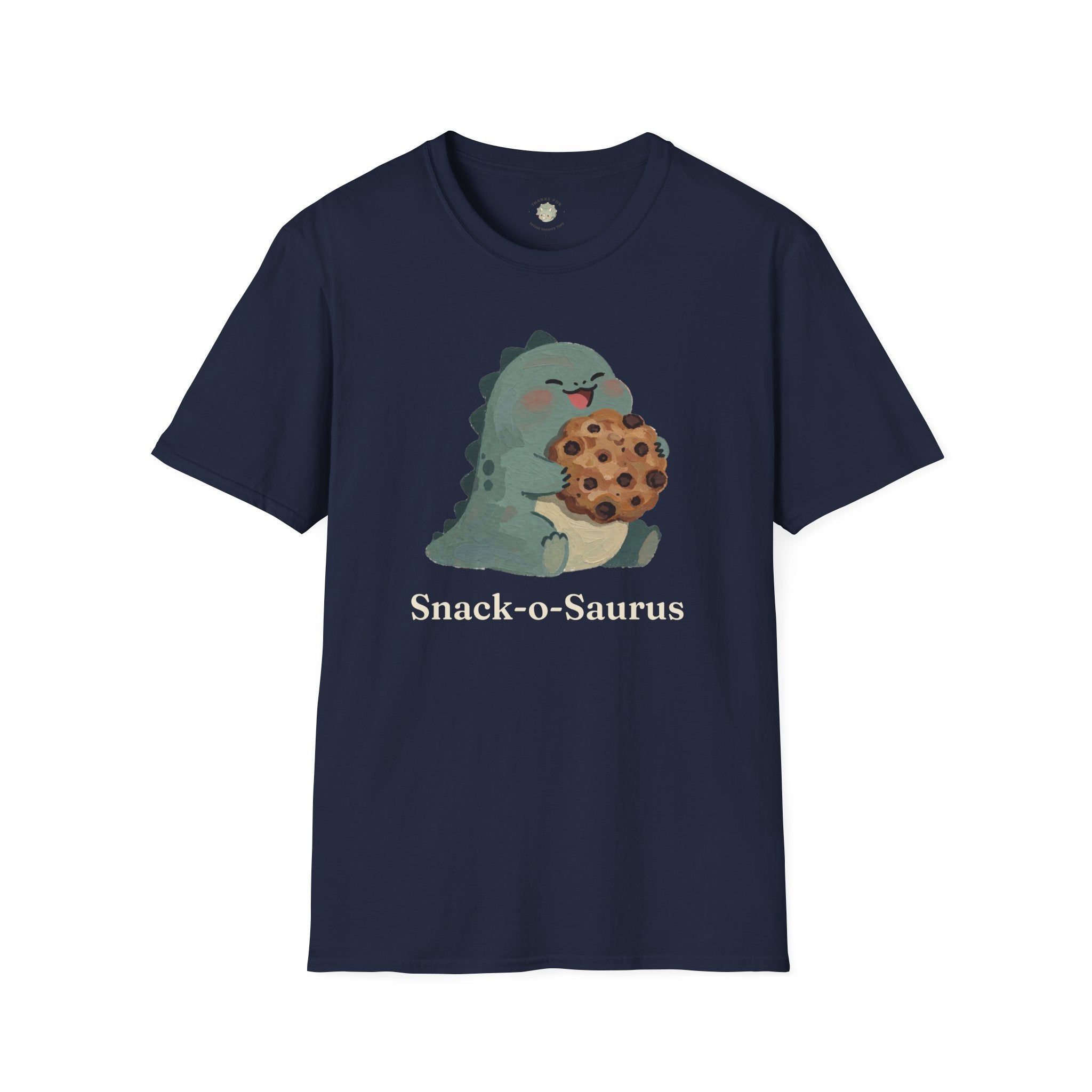 Snack-o-Saurus T-Shirt — Cute Cookie Dinosaur Snack Graphic Tee