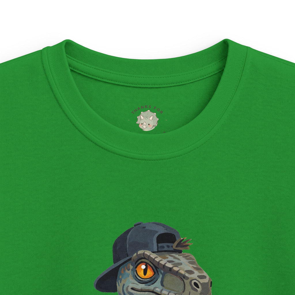Kids Velocirapper T-Shirt — Funny Rapper Raptor Dinosaur Graphic Tee