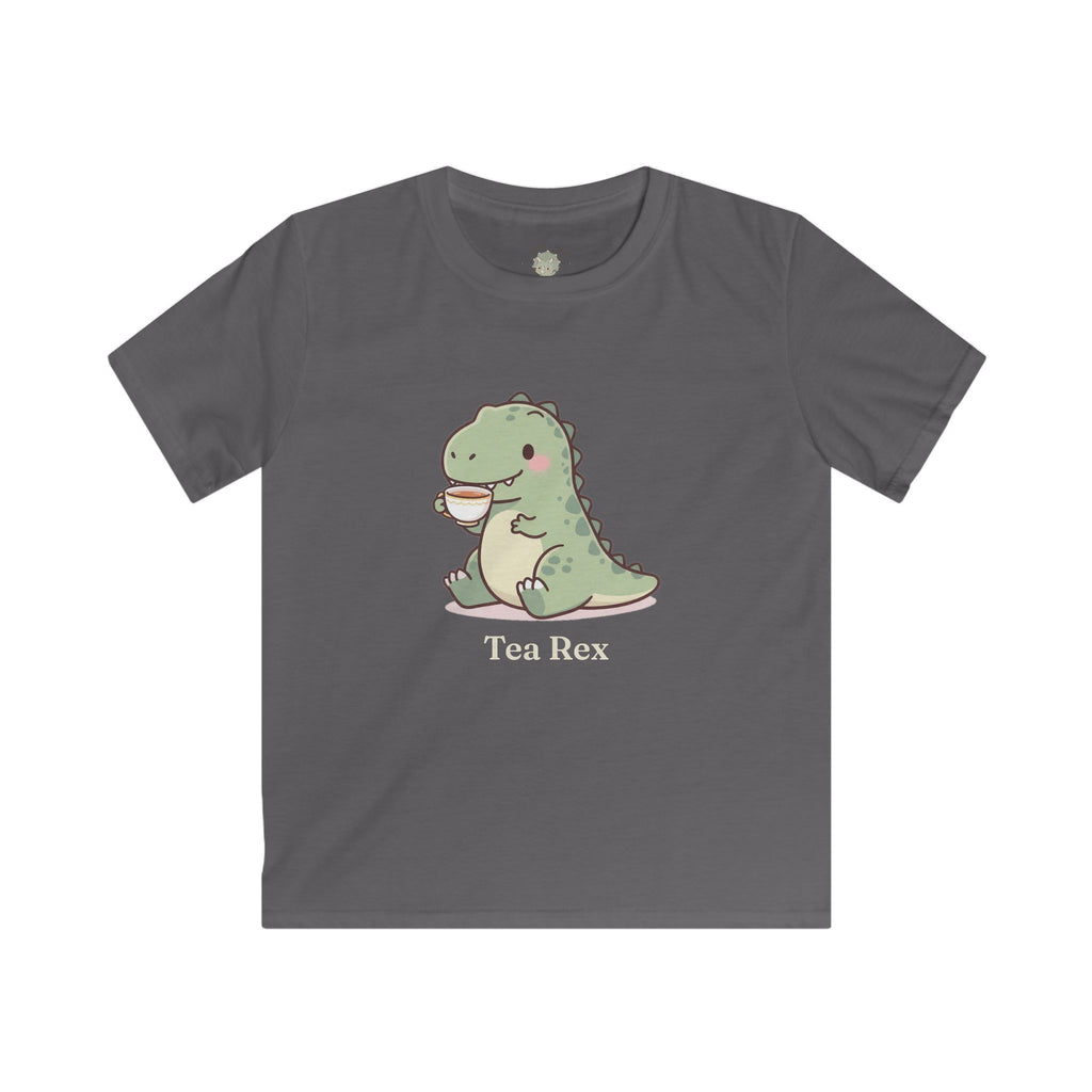 Kids Tea Rex T-Shirt — Cute Dinosaur Tea Lover Graphic Tee