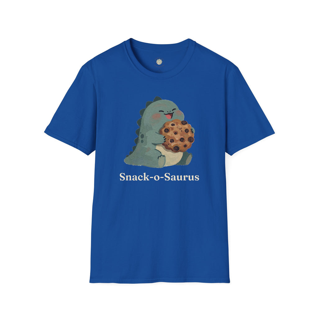 Snack-o-Saurus T-Shirt — Cute Cookie Dinosaur Snack Graphic Tee