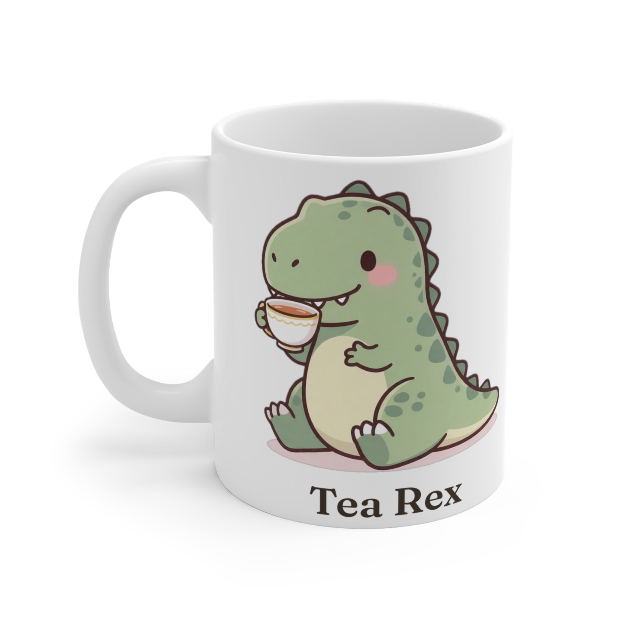 Tea Rex Mug — Cute Dinosaur Tea Lover Ceramic Mug