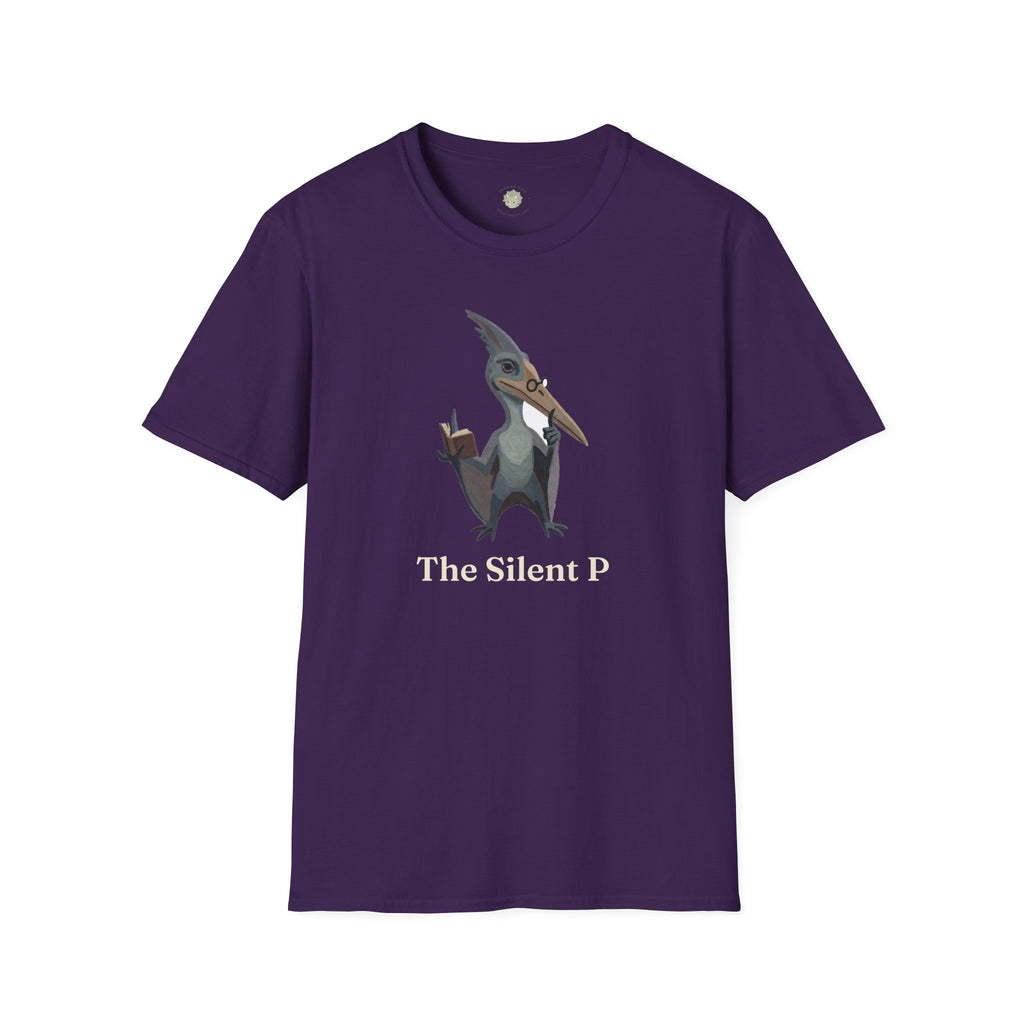 The Silent P T-Shirt — Funny Pterodactyl Grammar Pun Graphic Tee