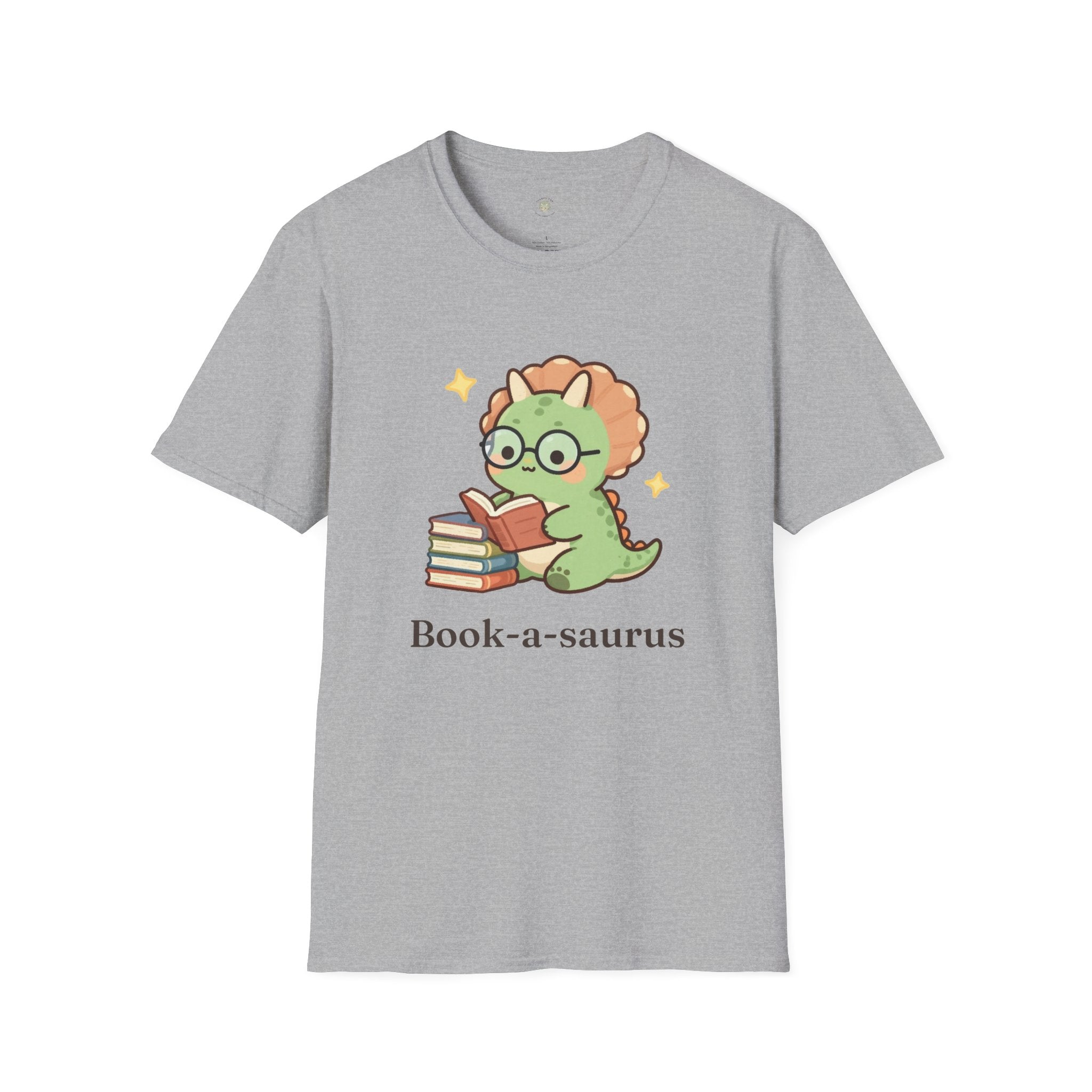 Book-a-saurus T-Shirt — Cute Reading Dinosaur Book Lover Graphic Tee