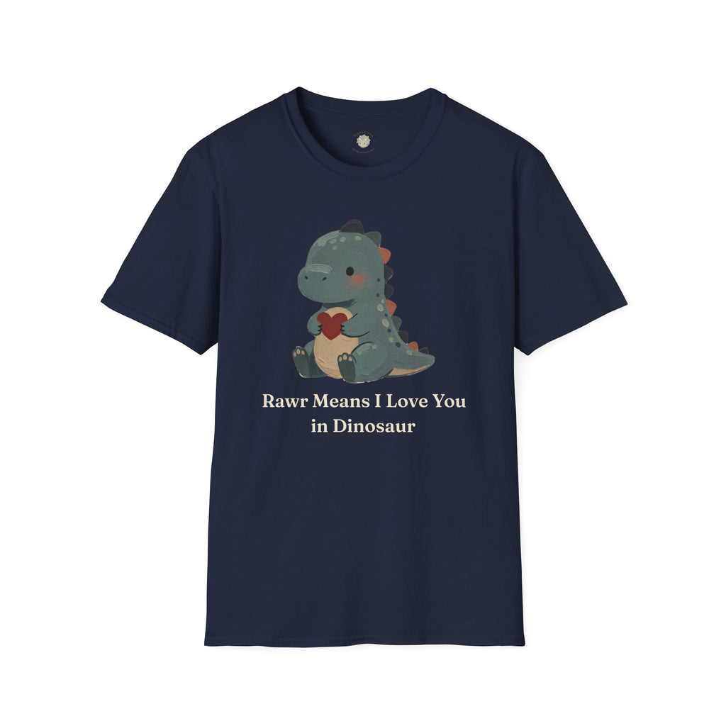 Rawr Means I Love You T-Shirt — Cute Dinosaur Love Graphic Tee