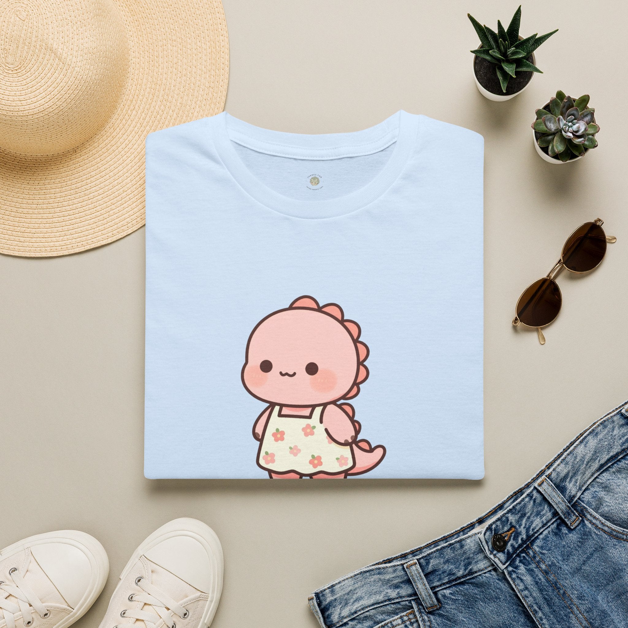 Personalized Mama Dinosaur T-Shirt — Custom Name Mom Tee