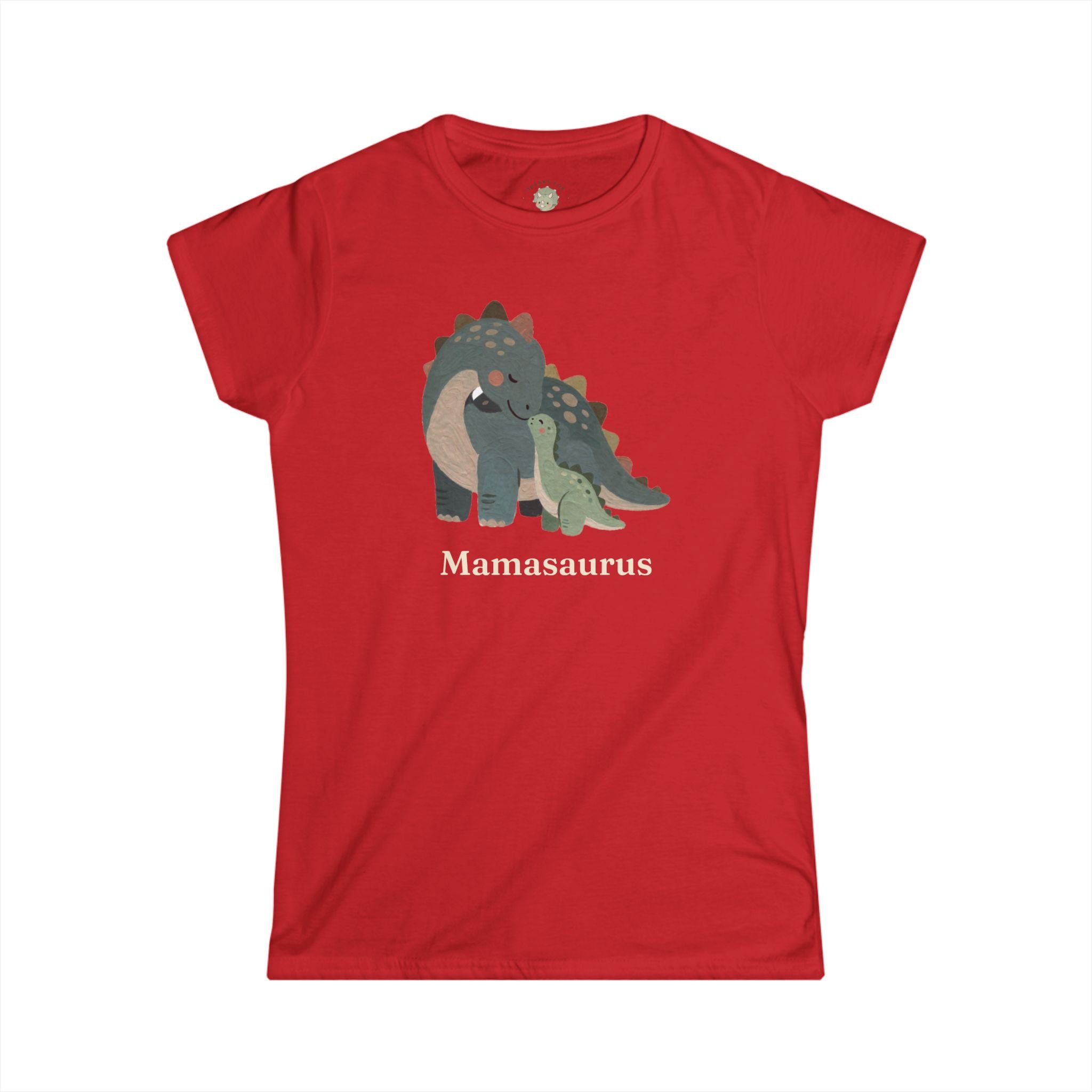 Women's Mamasaurus T-Shirt — Cute Dinosaur Mom Mother's Day Graphic Tee
