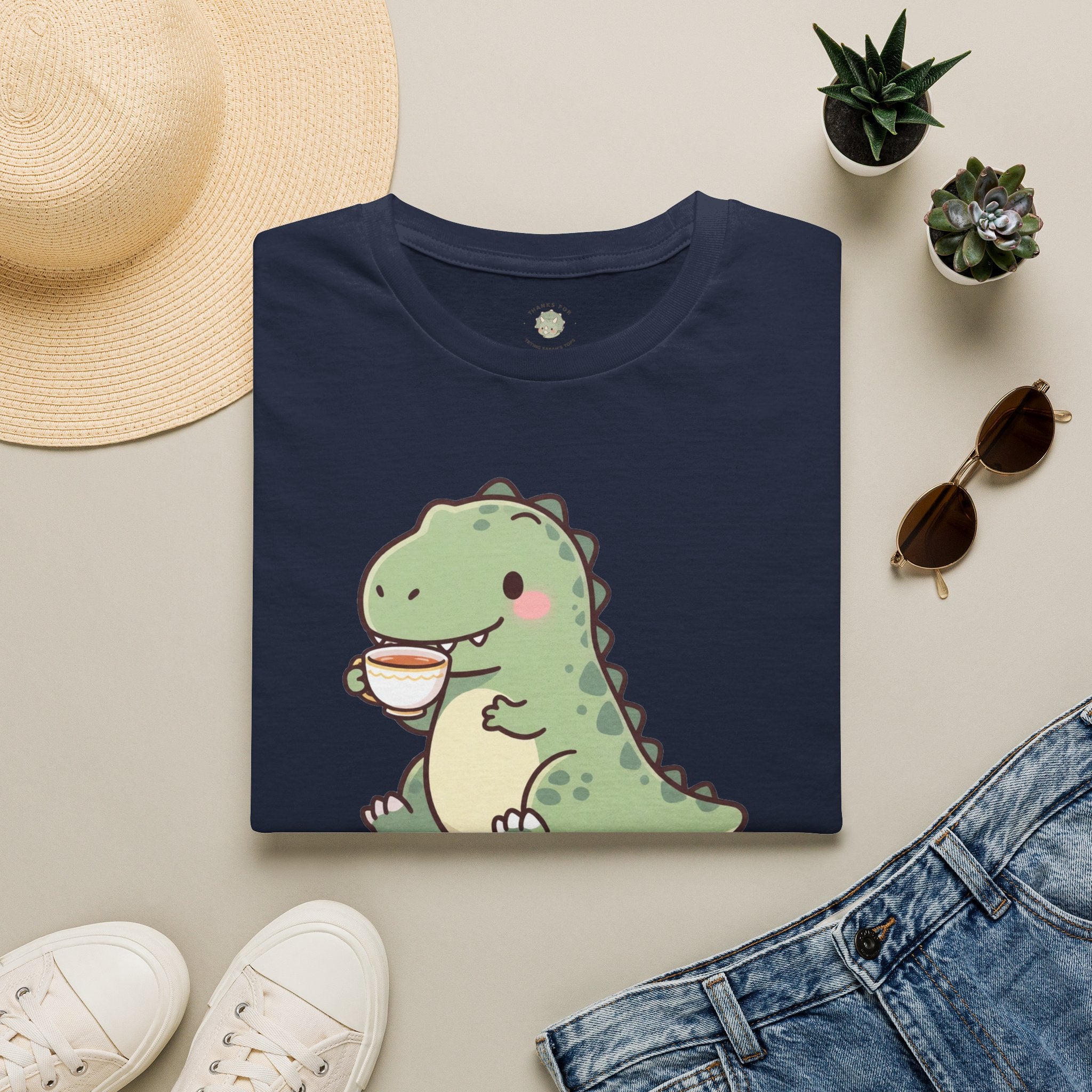 Tea Rex T-Shirt — Cute Dinosaur Tea Lover Graphic Tee