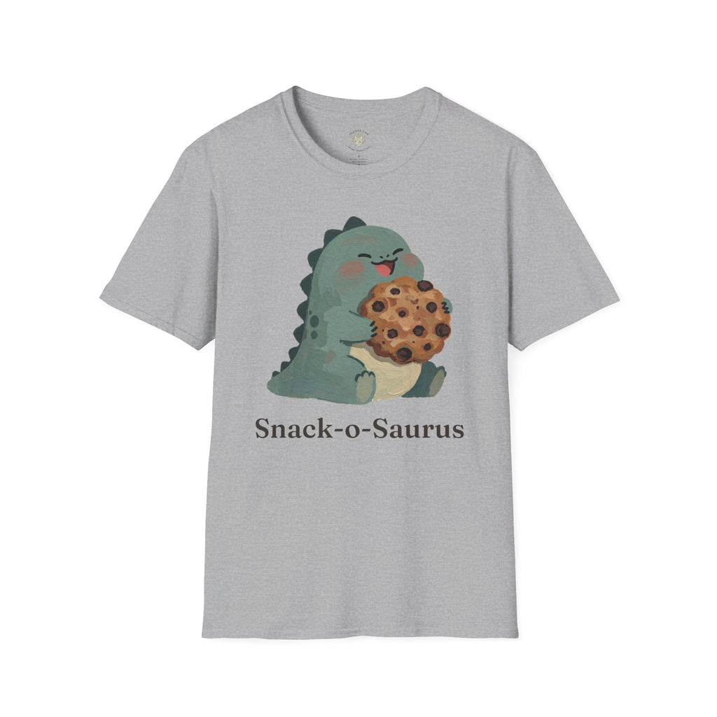 Snack-o-Saurus T-Shirt — Cute Cookie Dinosaur Snack Graphic Tee