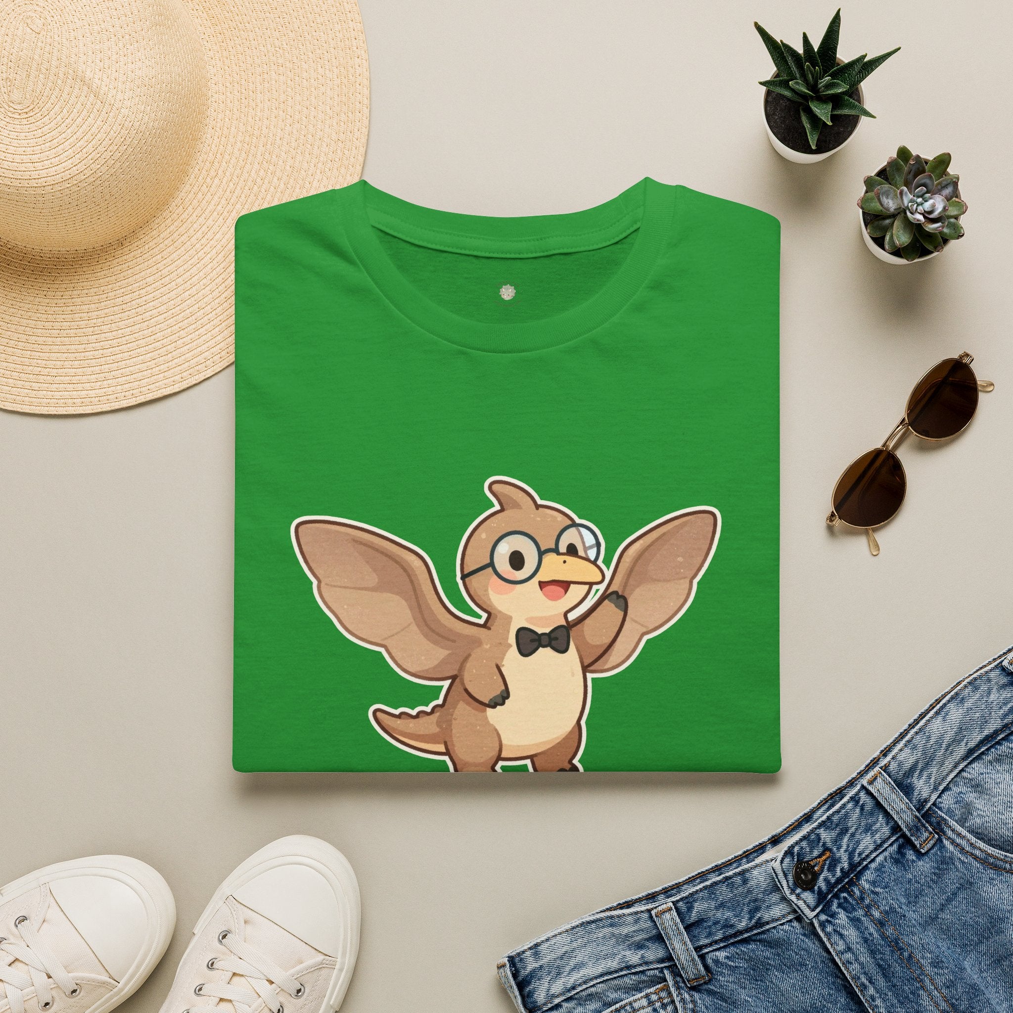 Ptero-Factyl T-Shirt — Funny Fun Facts Pterodactyl Dinosaur Graphic Tee