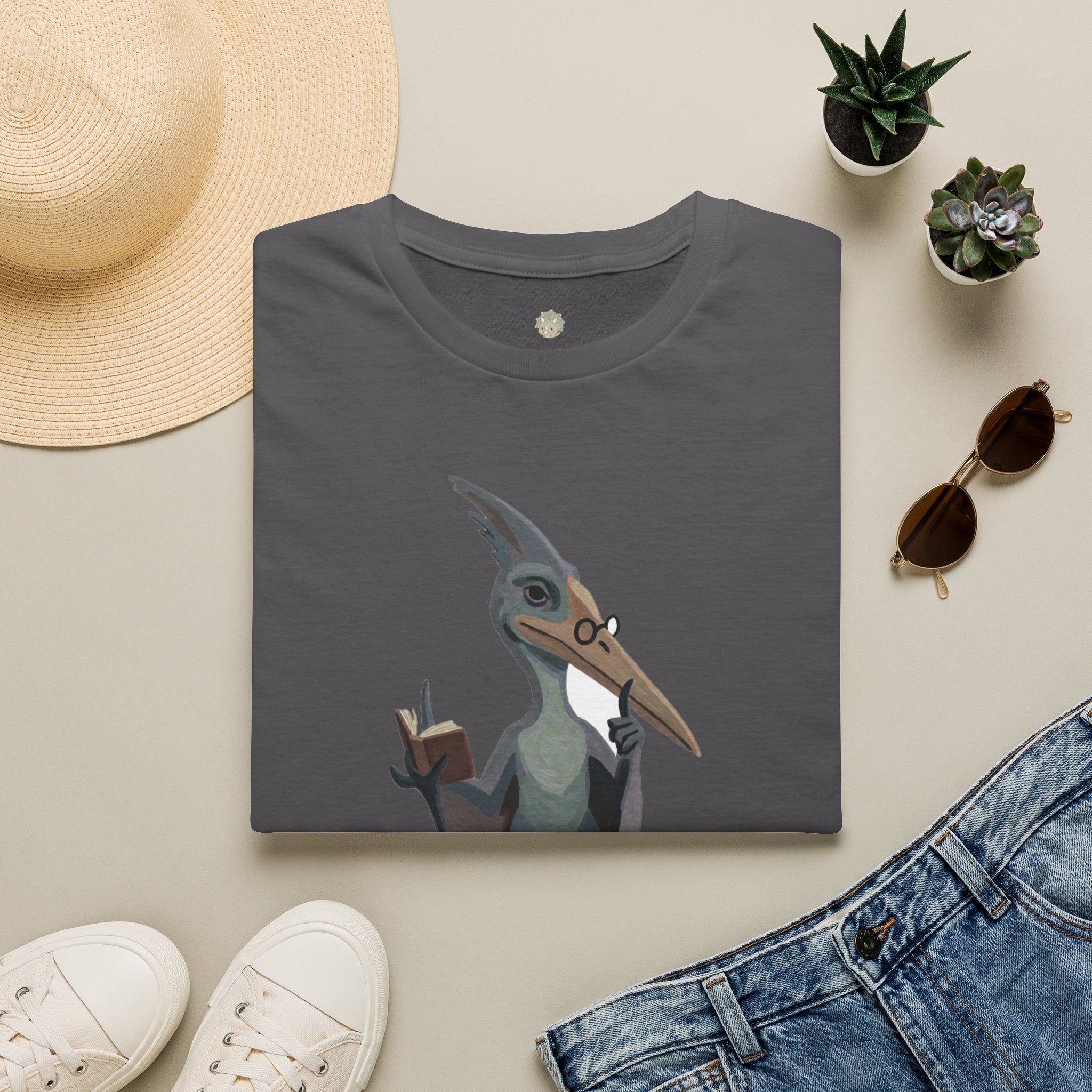 The Silent P T-Shirt — Funny Pterodactyl Grammar Pun Graphic Tee