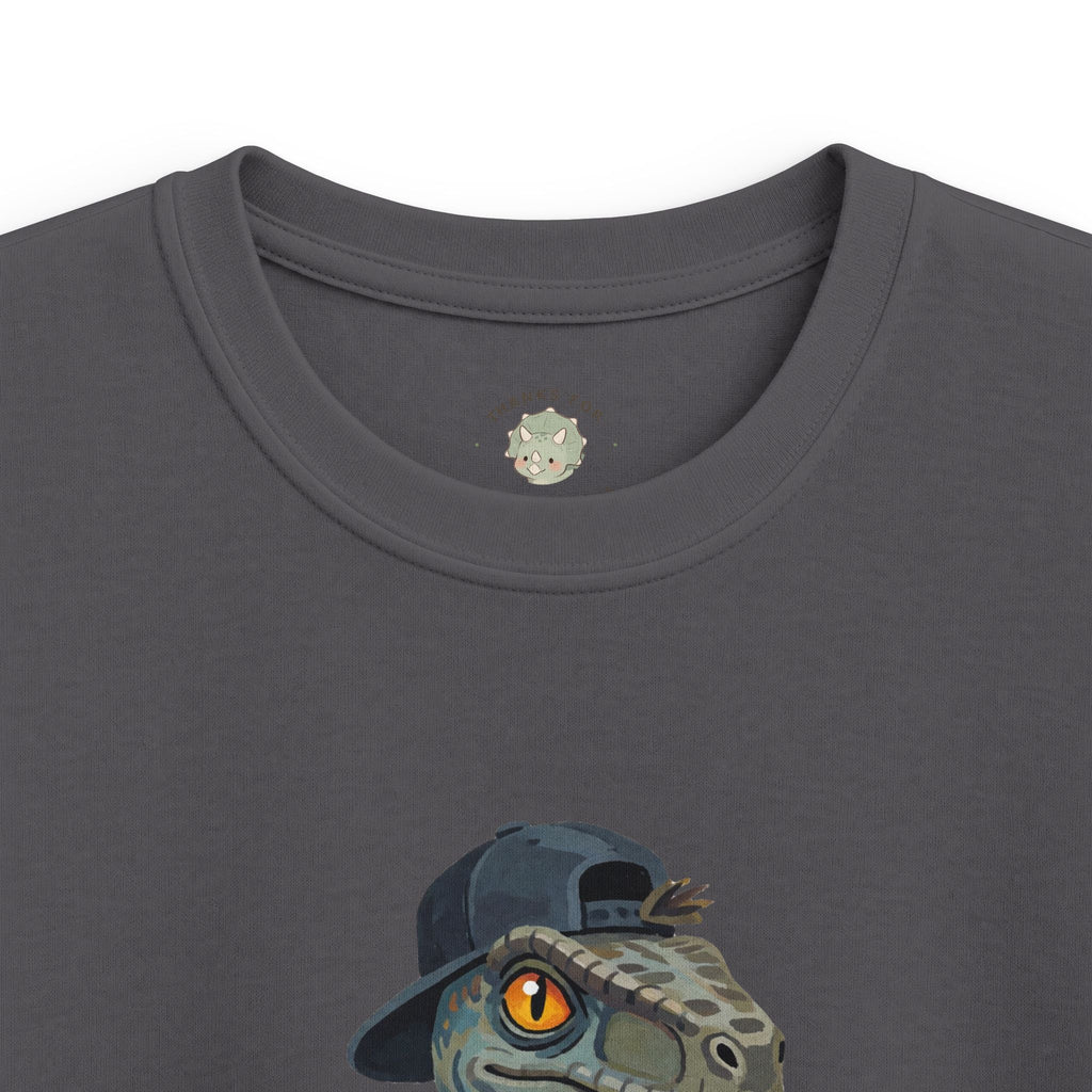 Kids Velocirapper T-Shirt — Funny Rapper Raptor Dinosaur Graphic Tee