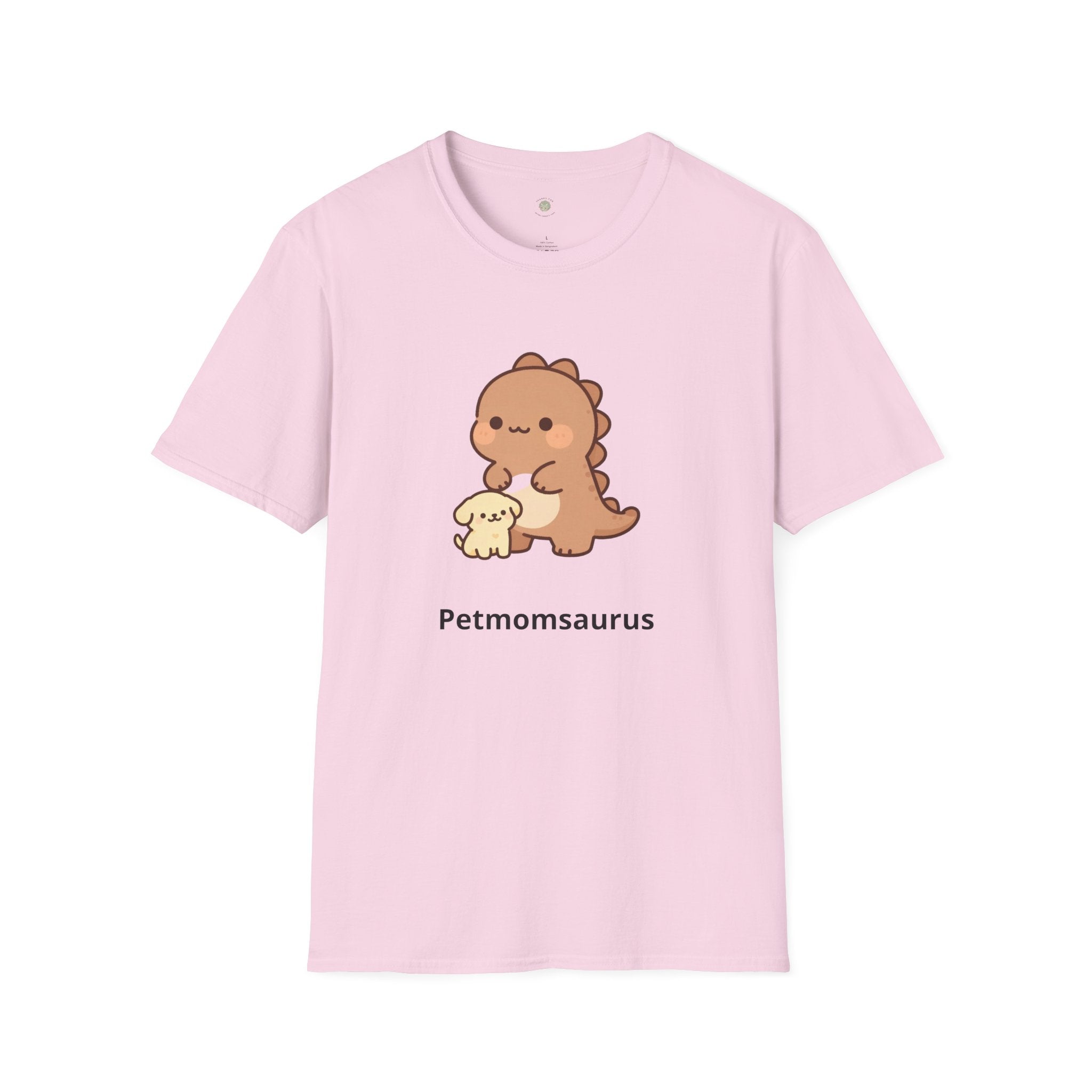 Personalized Fur Parent Dinosaur T-Shirt — Custom Name Pet Lover Tee