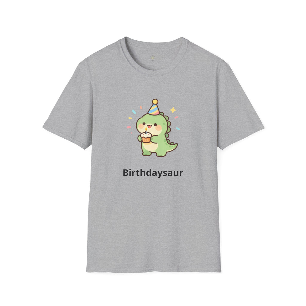 Personalized Birthday Dinosaur T-Shirt — Custom Name Party Tee