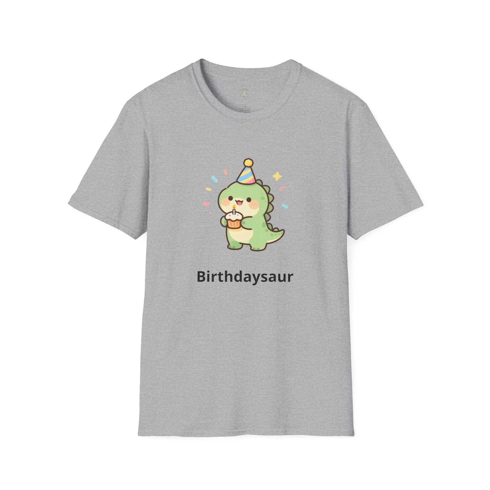 Personalized Birthday Dinosaur T-Shirt — Custom Name Party Tee