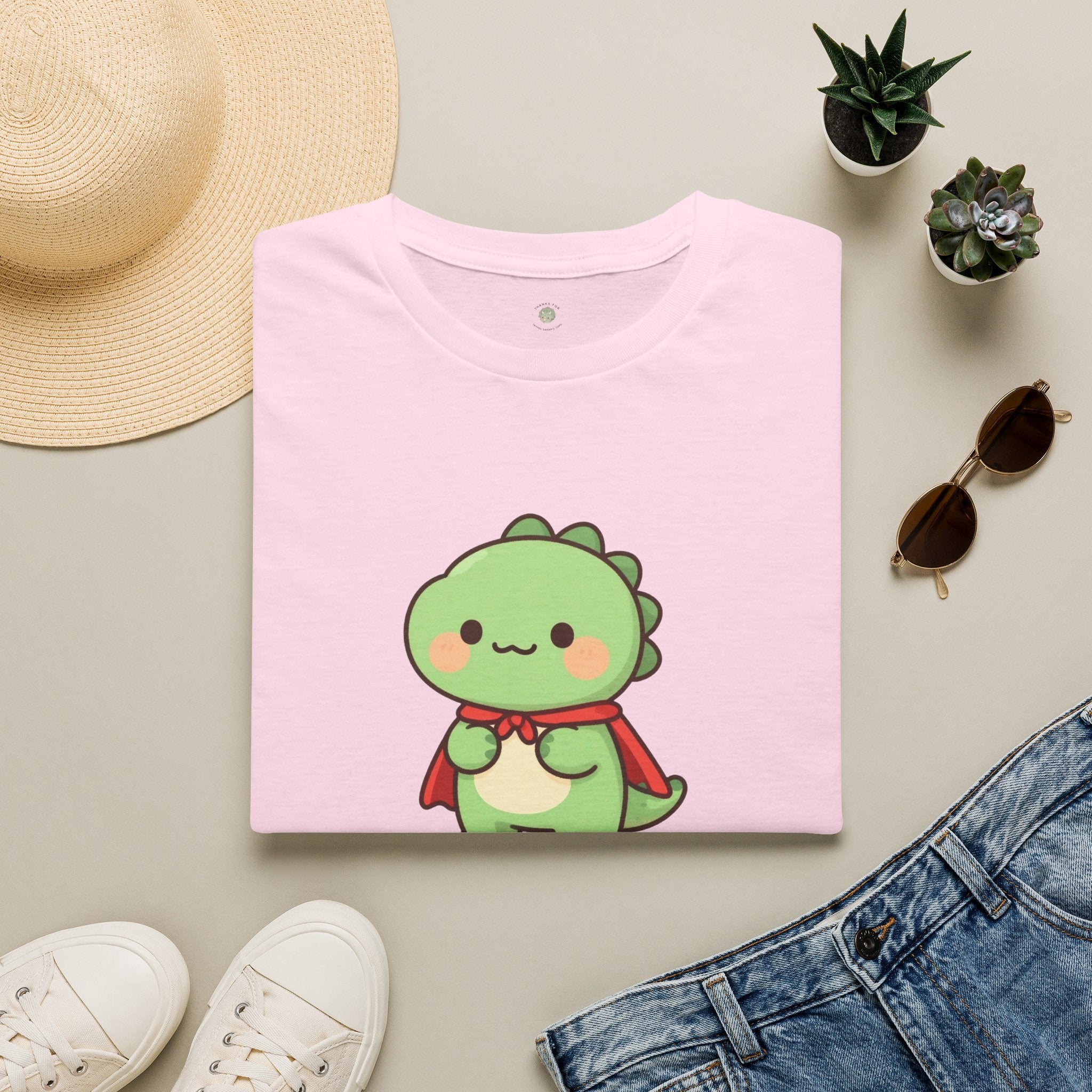 Personalized Big Brother Dinosaur T-Shirt — Custom Name Tee