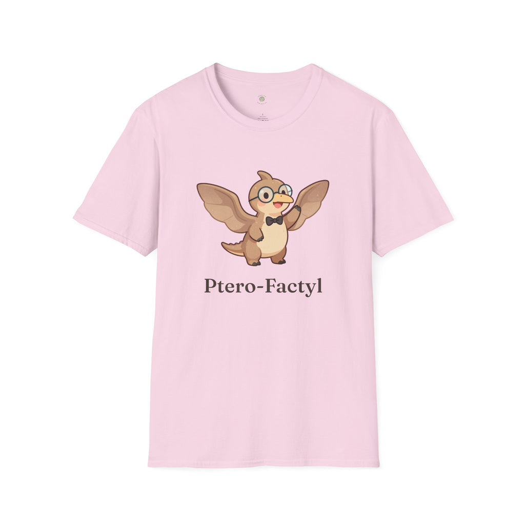 Ptero-Factyl T-Shirt — Funny Fun Facts Pterodactyl Dinosaur Graphic Tee