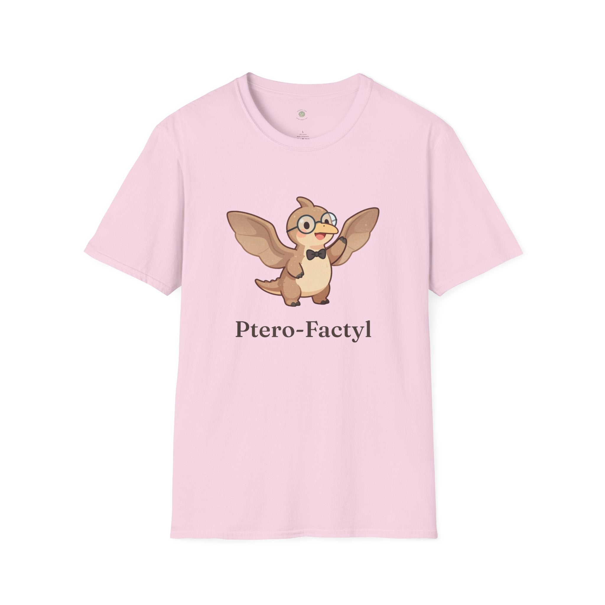 Ptero-Factyl T-Shirt — Funny Fun Facts Pterodactyl Dinosaur Graphic Tee