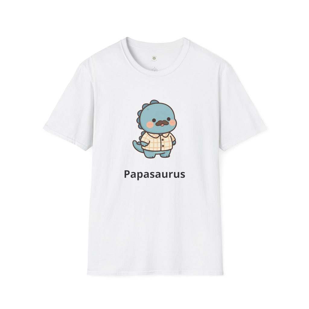 Personalized Papa Dinosaur T-Shirt — Custom Name Dad Tee