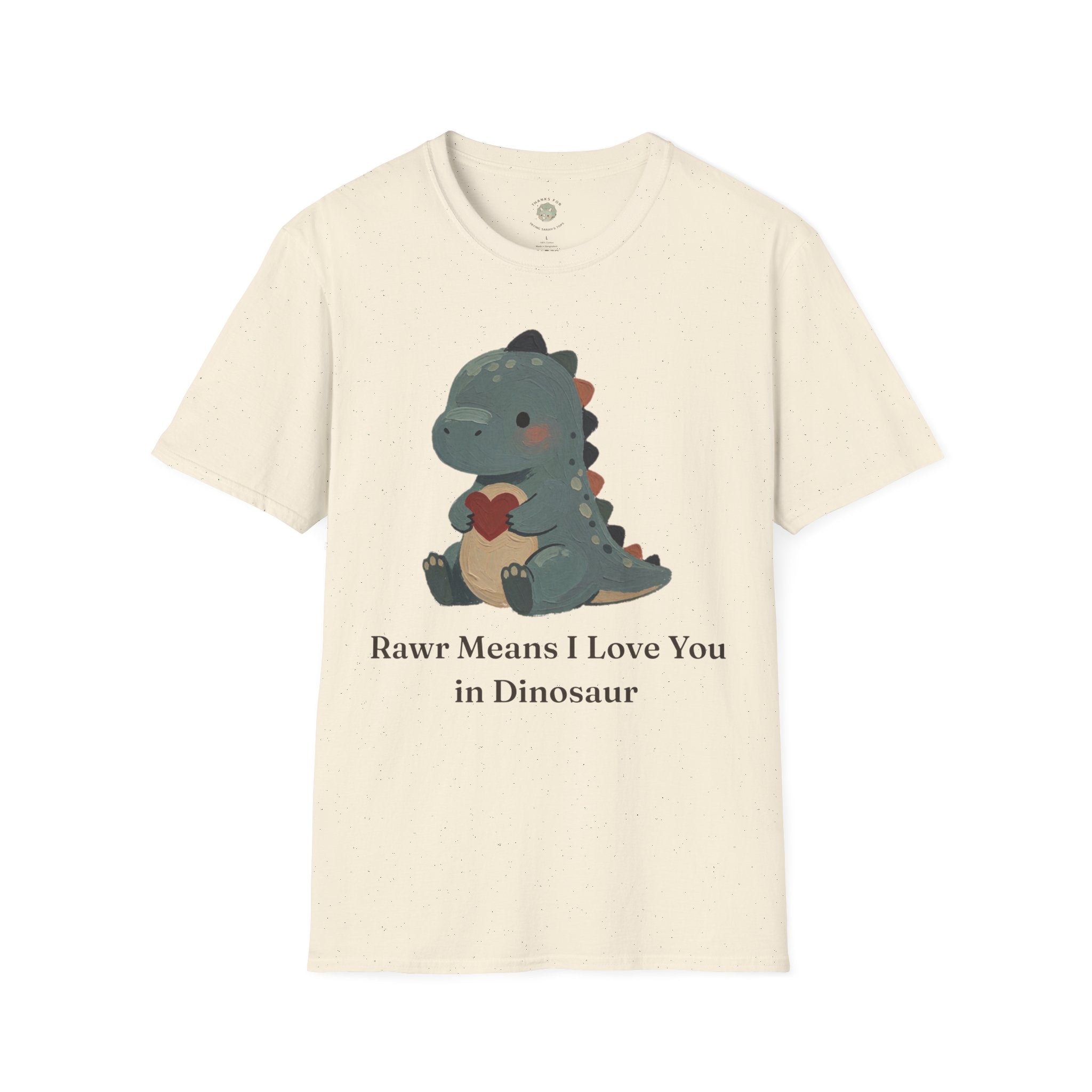 Rawr Means I Love You T-Shirt — Cute Dinosaur Love Graphic Tee