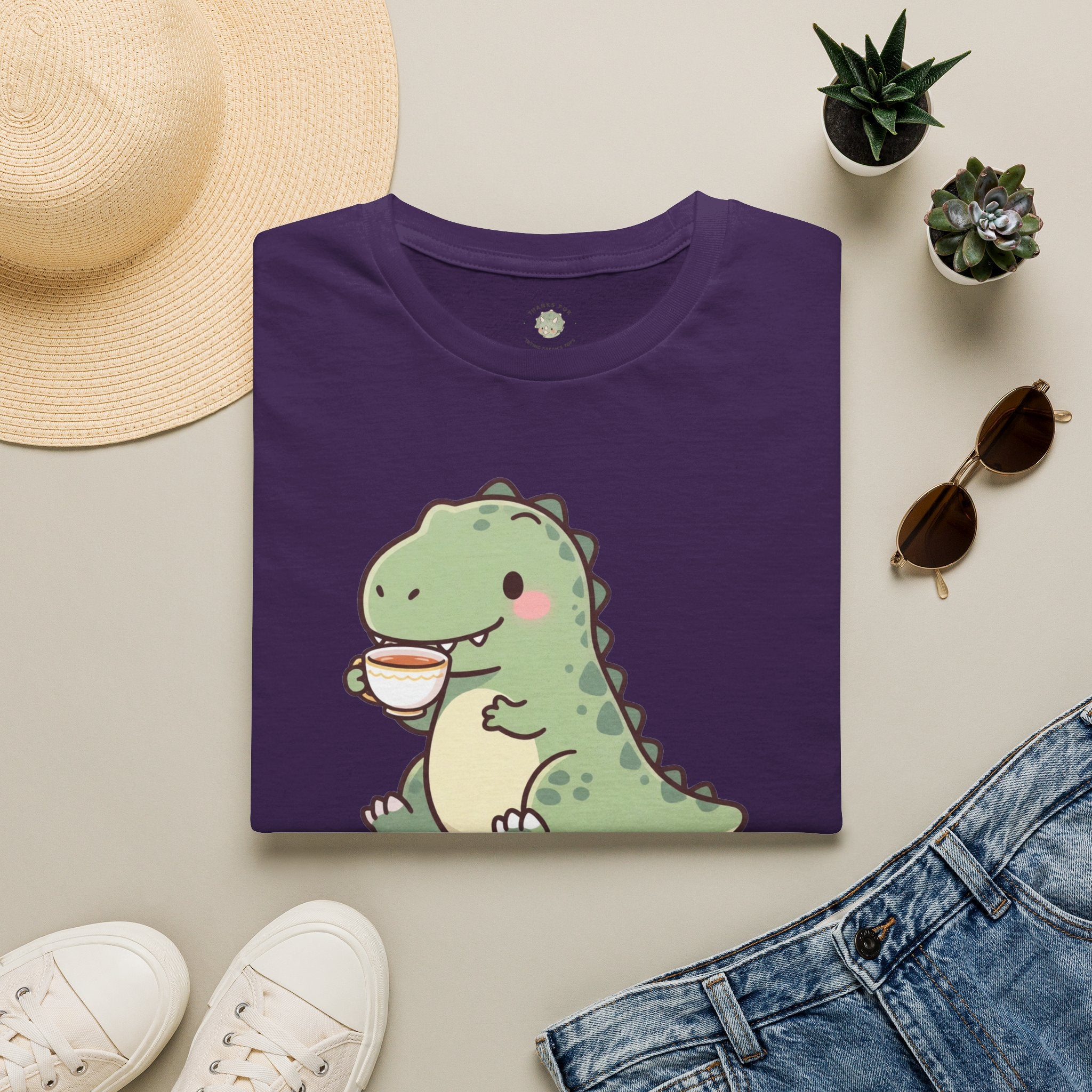 Tea Rex T-Shirt — Cute Dinosaur Tea Lover Graphic Tee