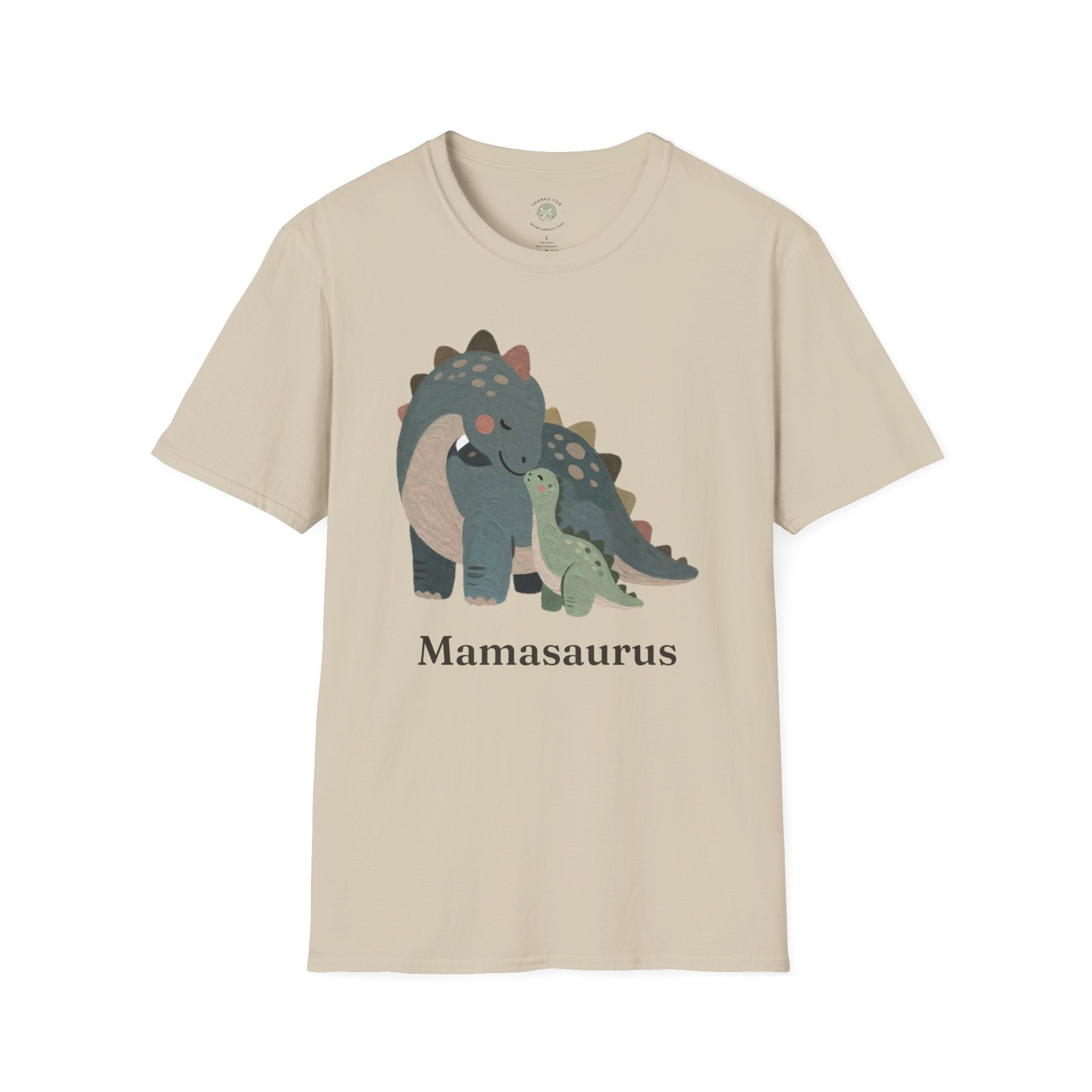 Mamasaurus T-Shirt — Cute Dinosaur Mom Mother's Day Graphic Tee