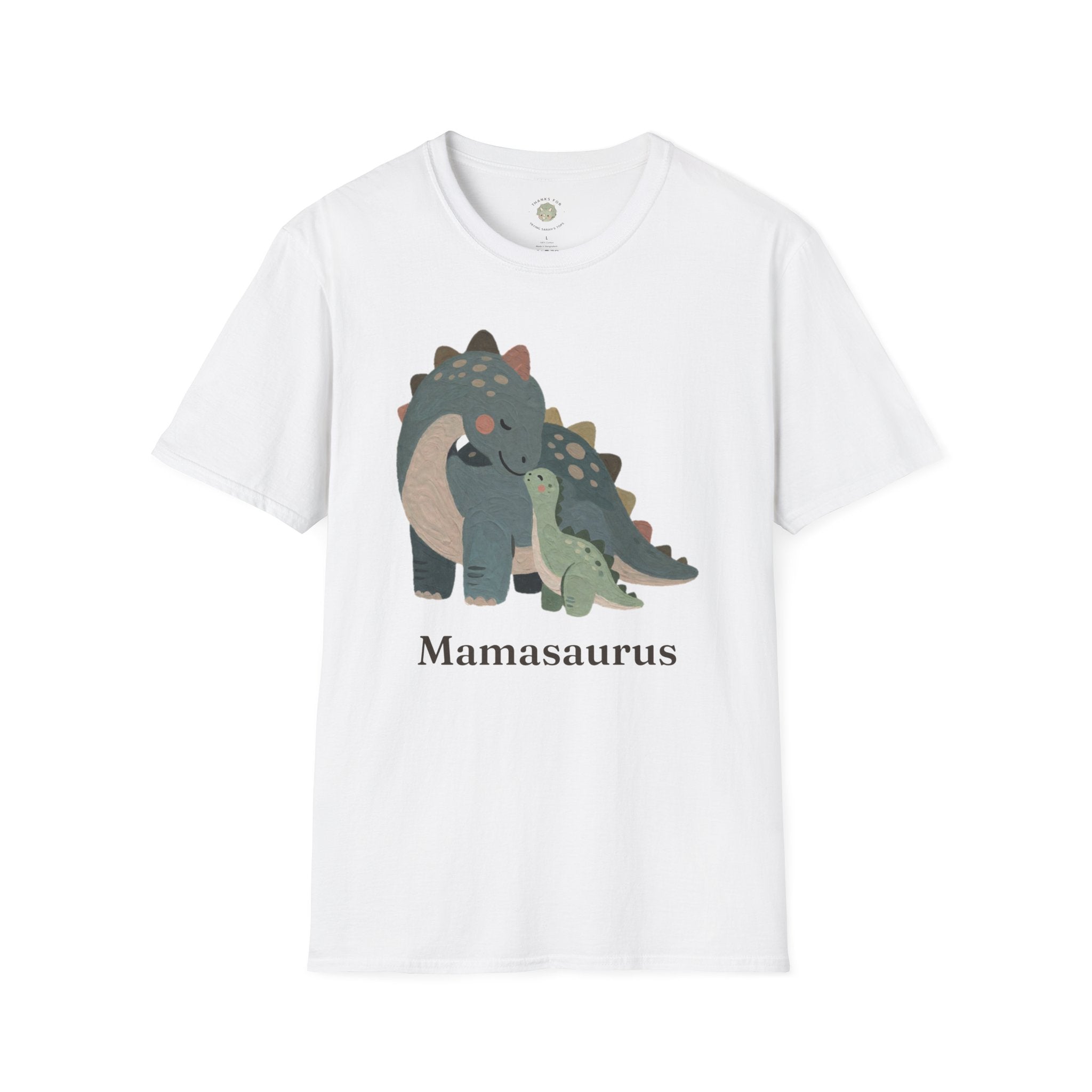 Mamasaurus T-Shirt — Cute Dinosaur Mom Mother's Day Graphic Tee