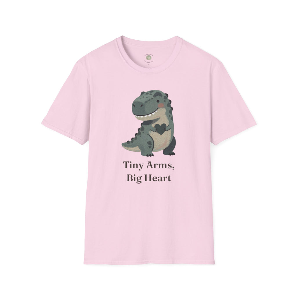 Tiny Arms, Big Heart T-Shirt — Cute Sweet T-Rex Love Graphic Tee