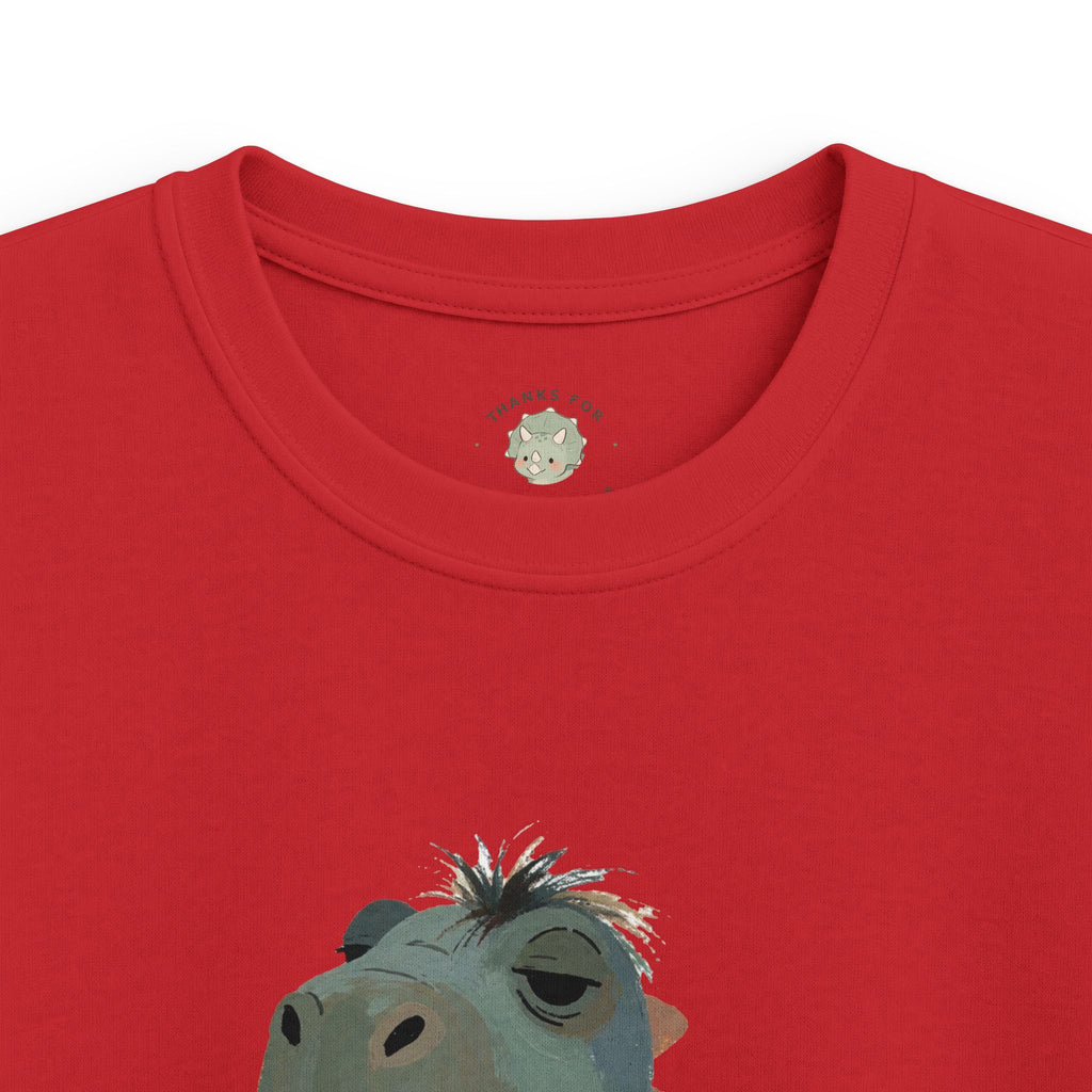 Kids Not a Morning Dino T-Shirt — Funny Sleepy Dinosaur Graphic Tee