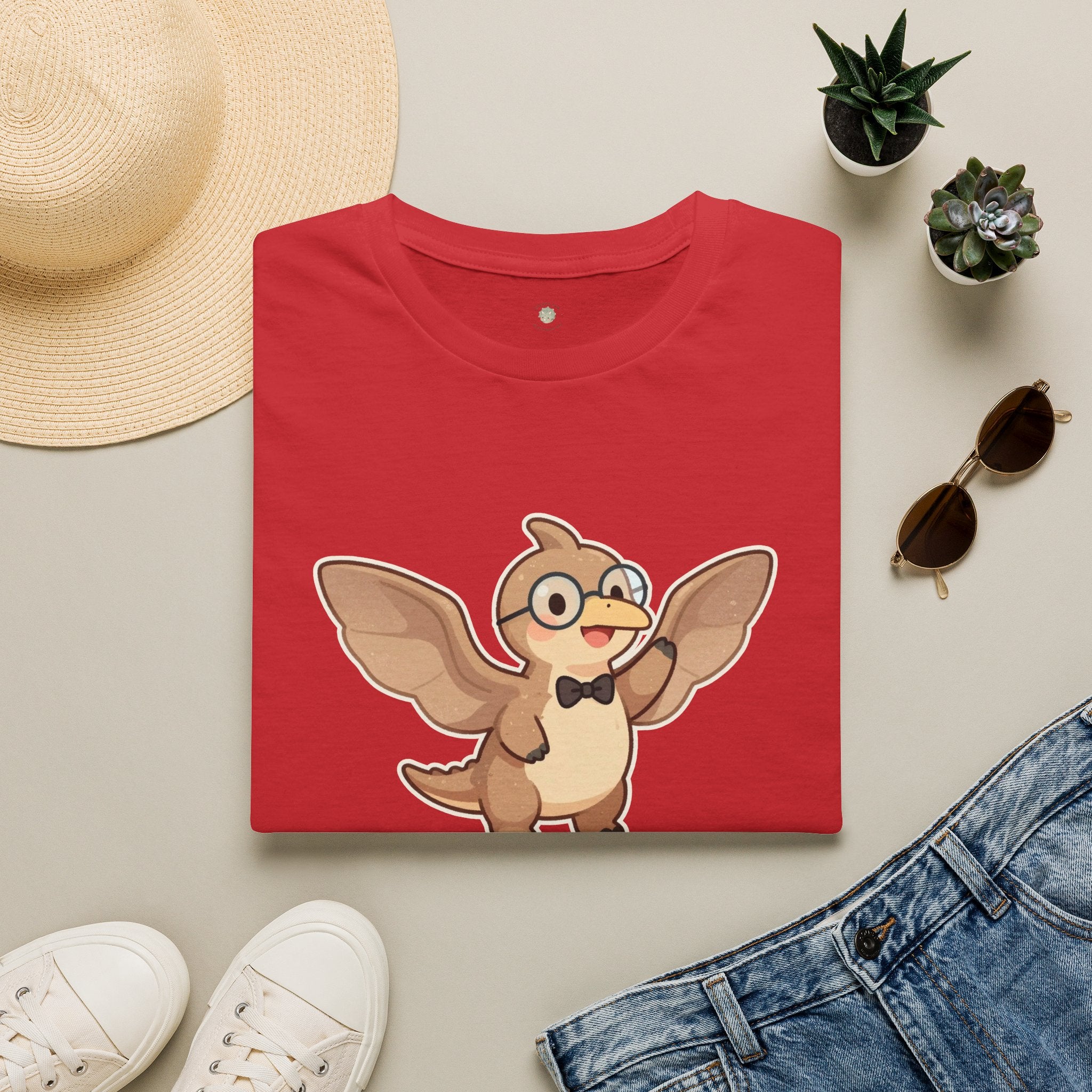 Ptero-Factyl T-Shirt — Funny Fun Facts Pterodactyl Dinosaur Graphic Tee