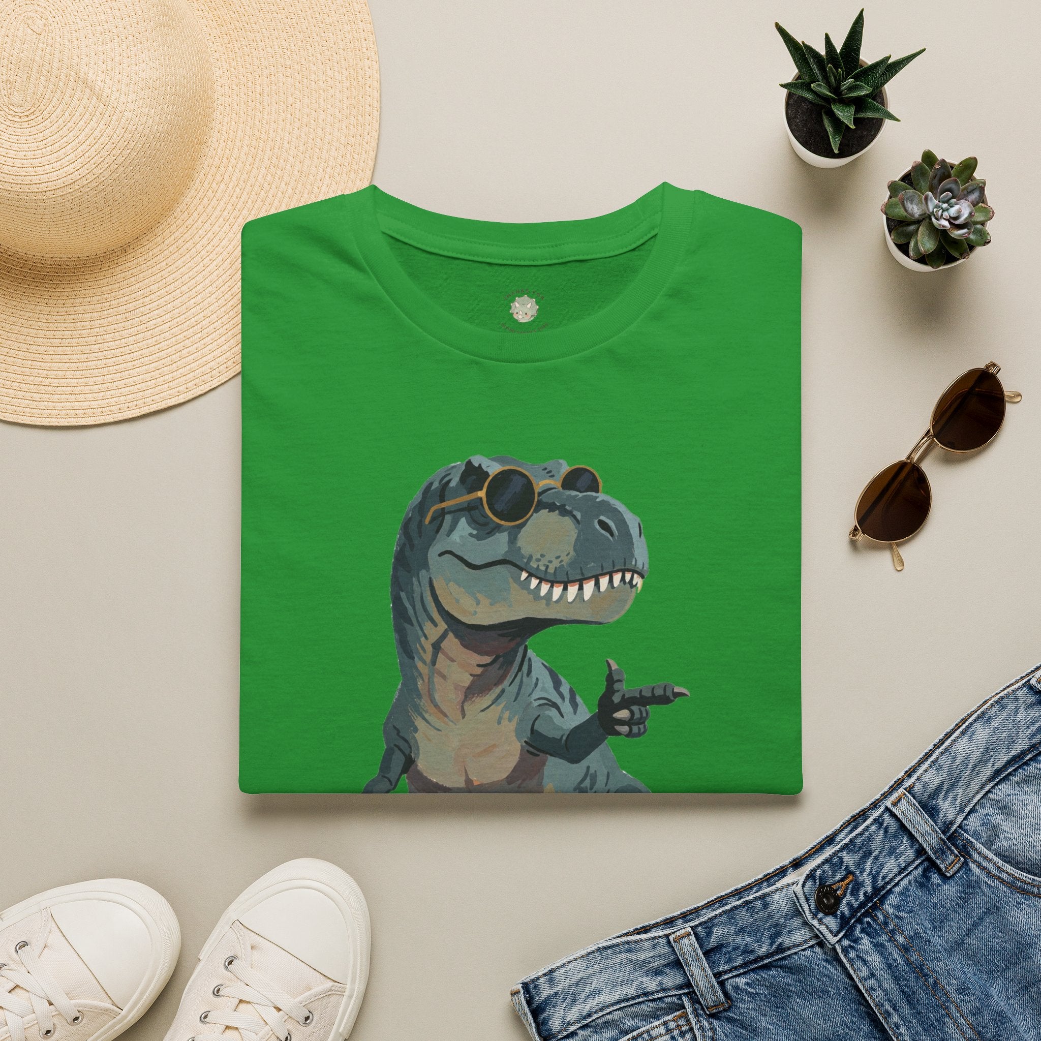 Big Dino Energy T-Shirt — Funny Confident Cool Dinosaur Graphic Tee