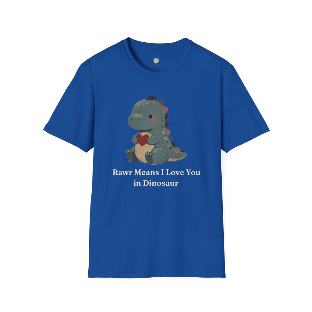 Rawr Means I Love You T-Shirt — Cute Dinosaur Love Graphic Tee