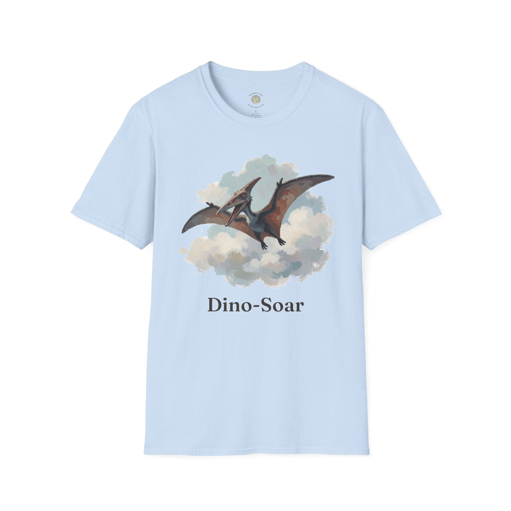 Dino-Soar T-Shirt — Cute Flying Pterodactyl Pun Graphic Tee